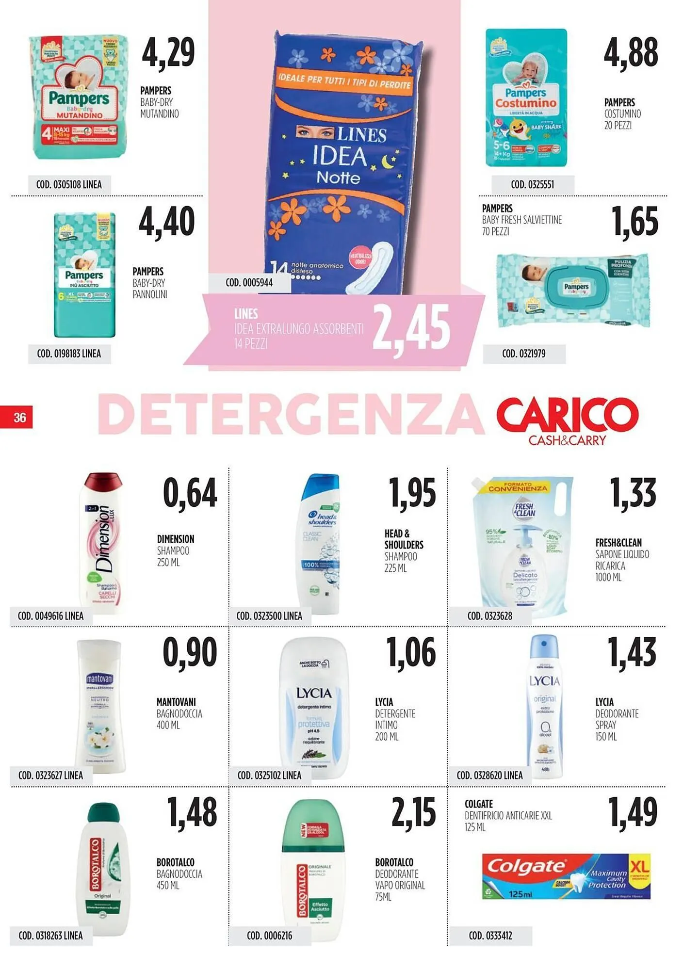 Volantino Carico Cash & Carry da 3 luglio a 16 luglio di 2025 - Pagina del volantino 36