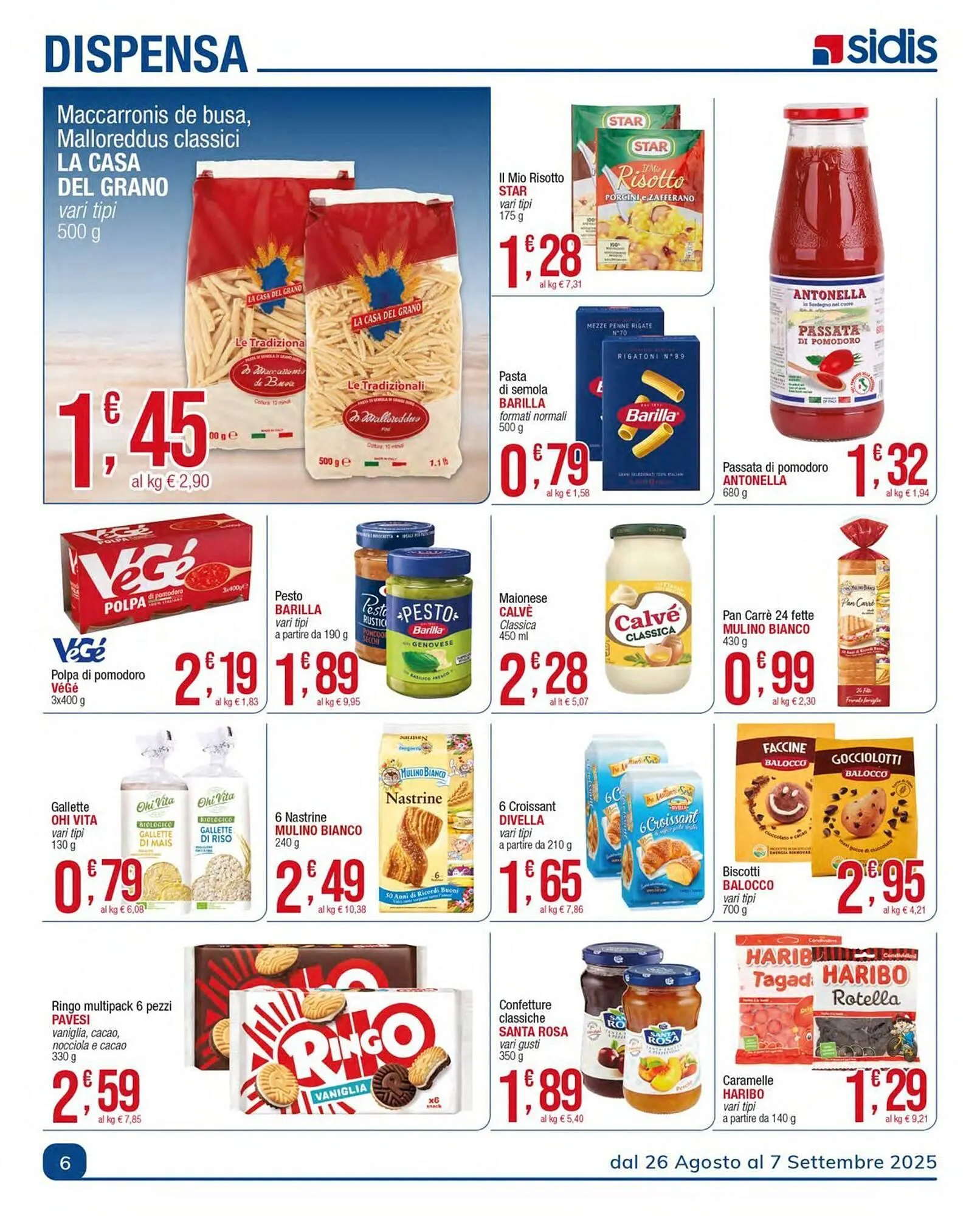 Volantino Sidis da 26 agosto a 7 settembre di 2025 - Pagina del volantino 6