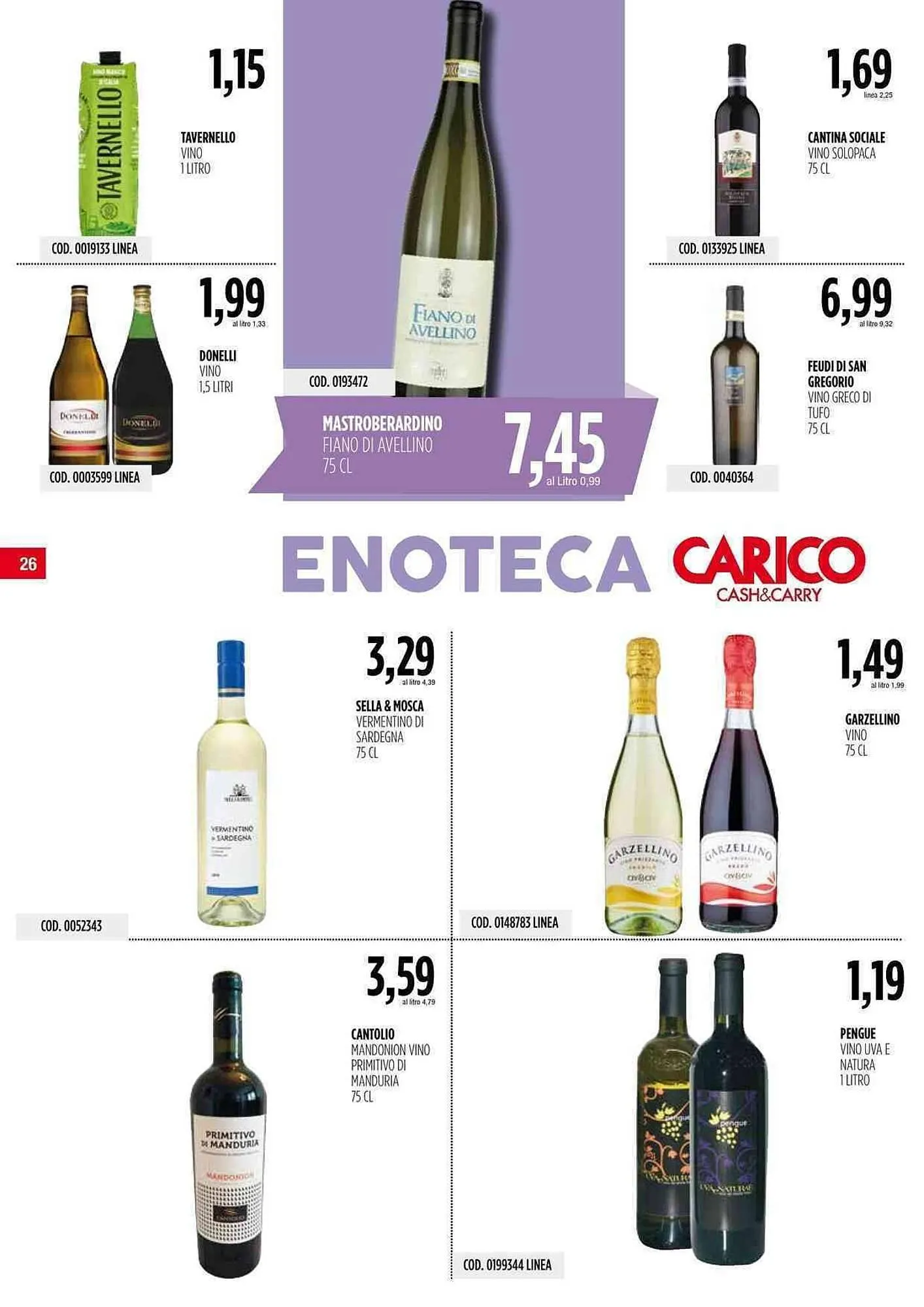 Volantino Carico Cash & Carry da 19 marzo a 5 aprile di 2026 - Pagina del volantino 26