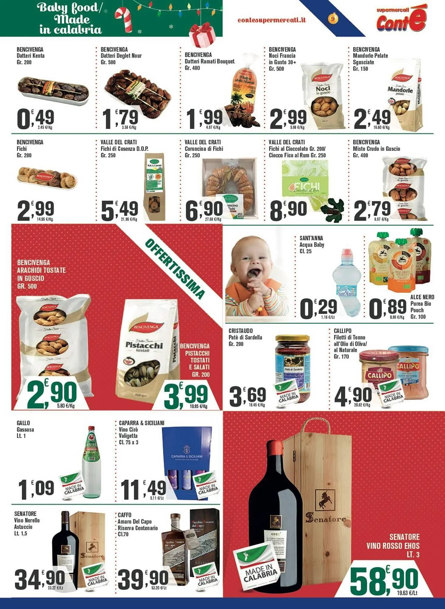 Volantino Conté Supermercati da 15 dicembre a 31 dicembre di 2025 - Pagina del volantino 9