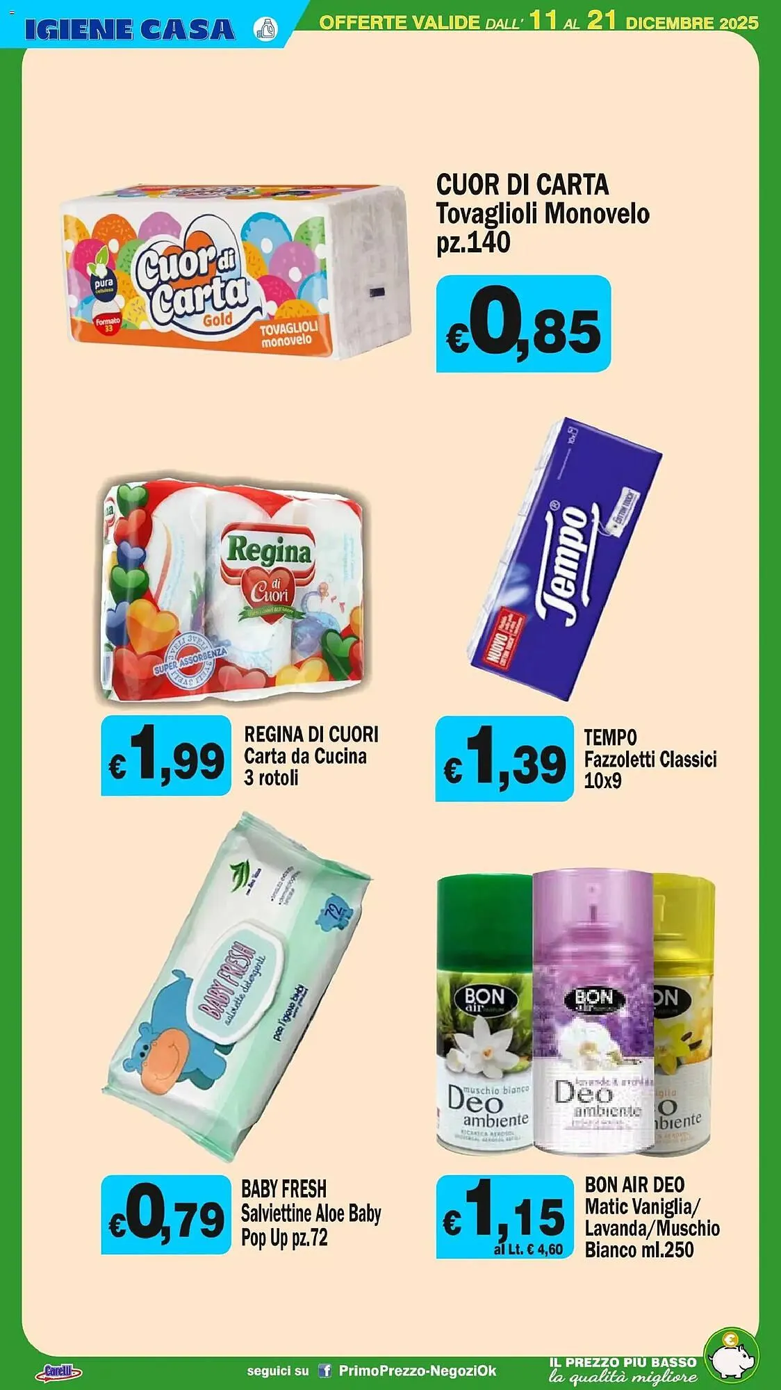 Volantino Primo Prezzo da 11 dicembre a 21 dicembre di 2025 - Pagina del volantino 23