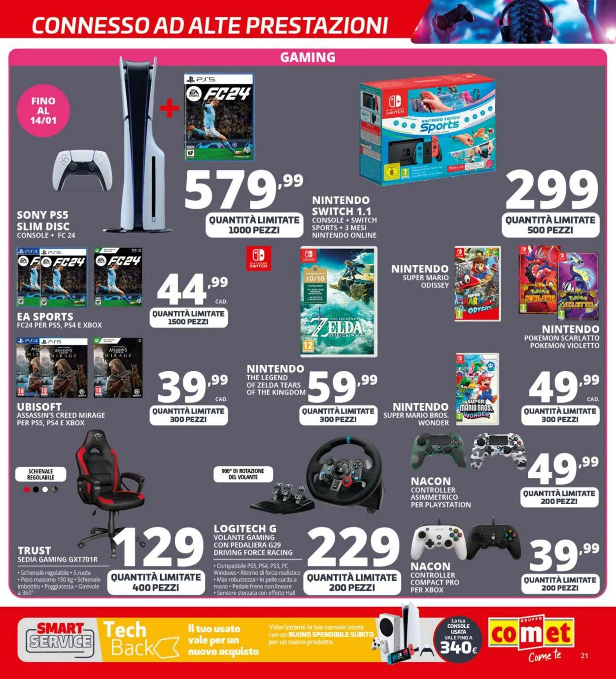 Comet Volantino attuale da 4 gennaio a 17 gennaio di 2024 - Pagina del volantino 21