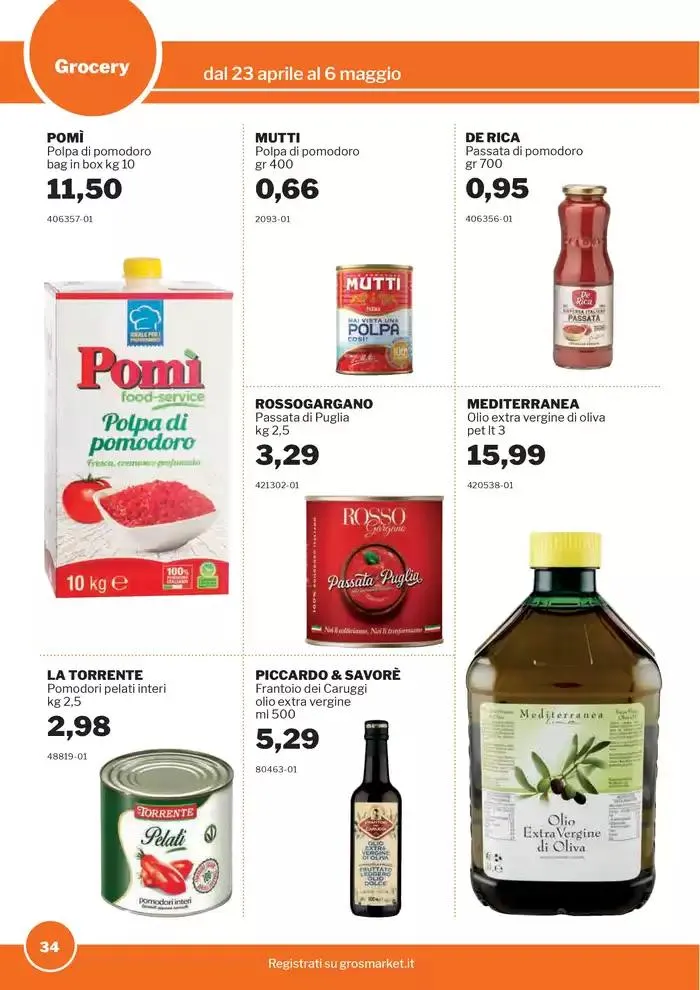 Volantino Food&Beverage da 23 aprile a 6 maggio di 2025 - Pagina del volantino 34