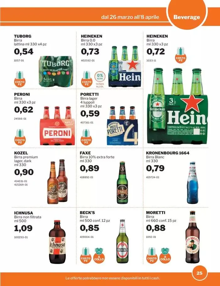 Food&Beverage da 26 marzo a 8 aprile di 2025 - Pagina del volantino 25