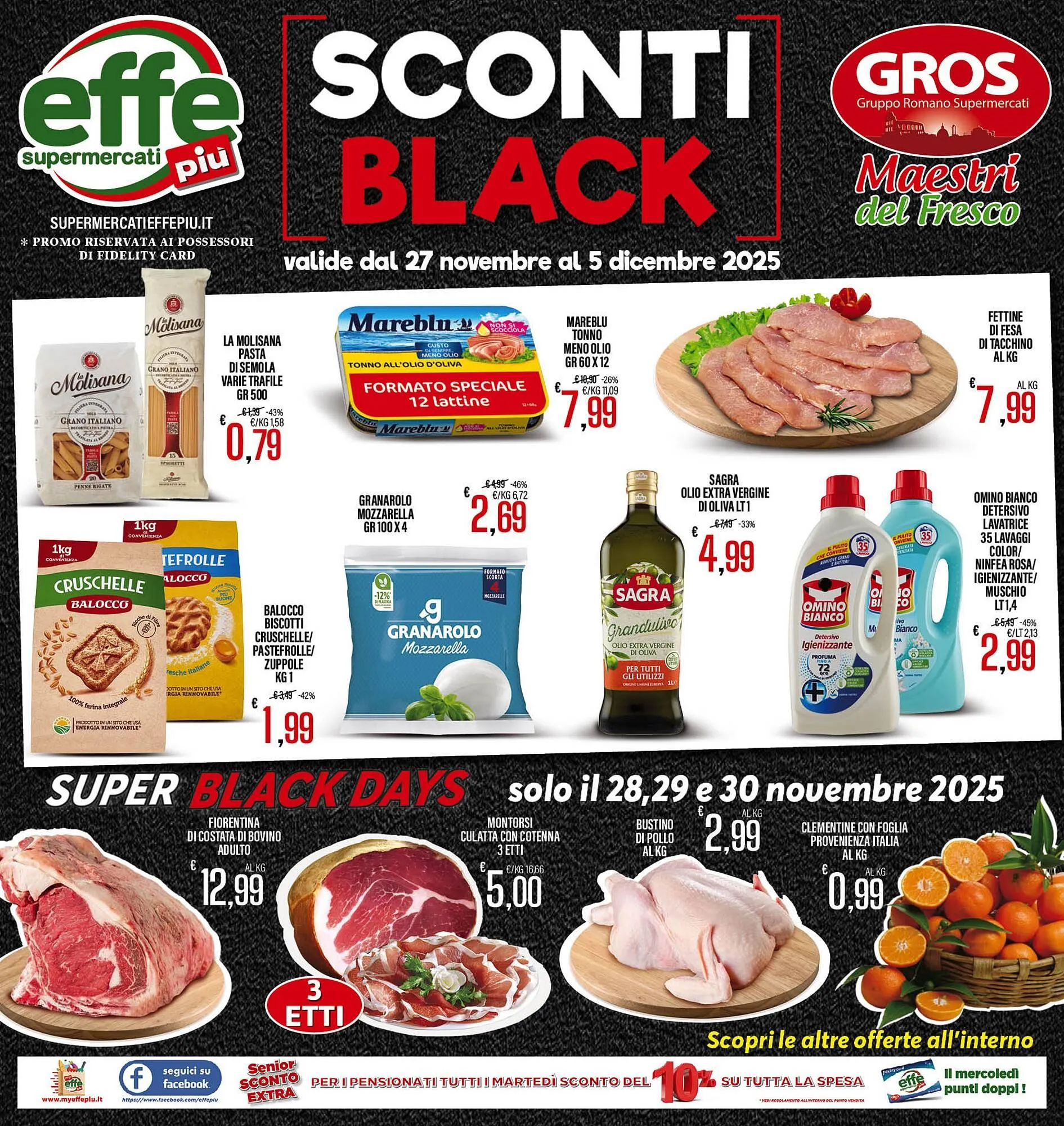 Volantino Supermercati EffePiù da 27 novembre a 5 dicembre di 2025 - Pagina del volantino 1