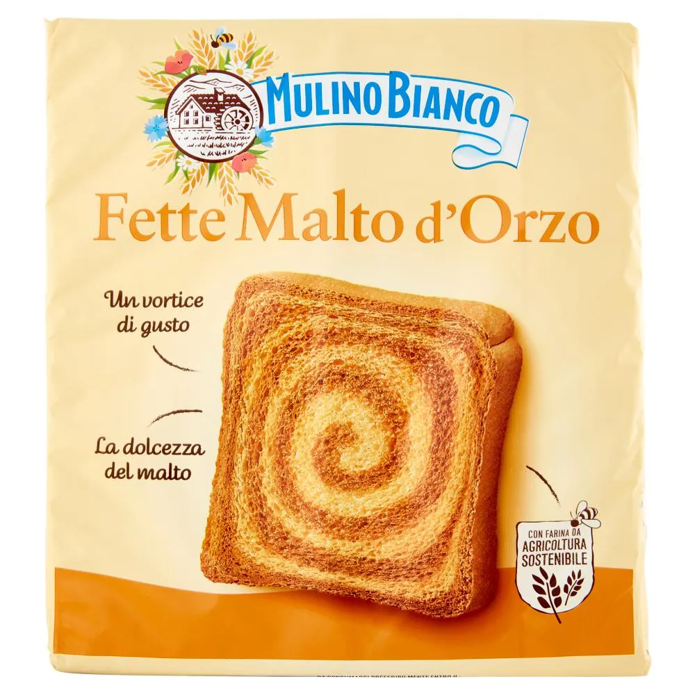 Mulino Bianco Fette Biscottate Malto d'Orzo 315g