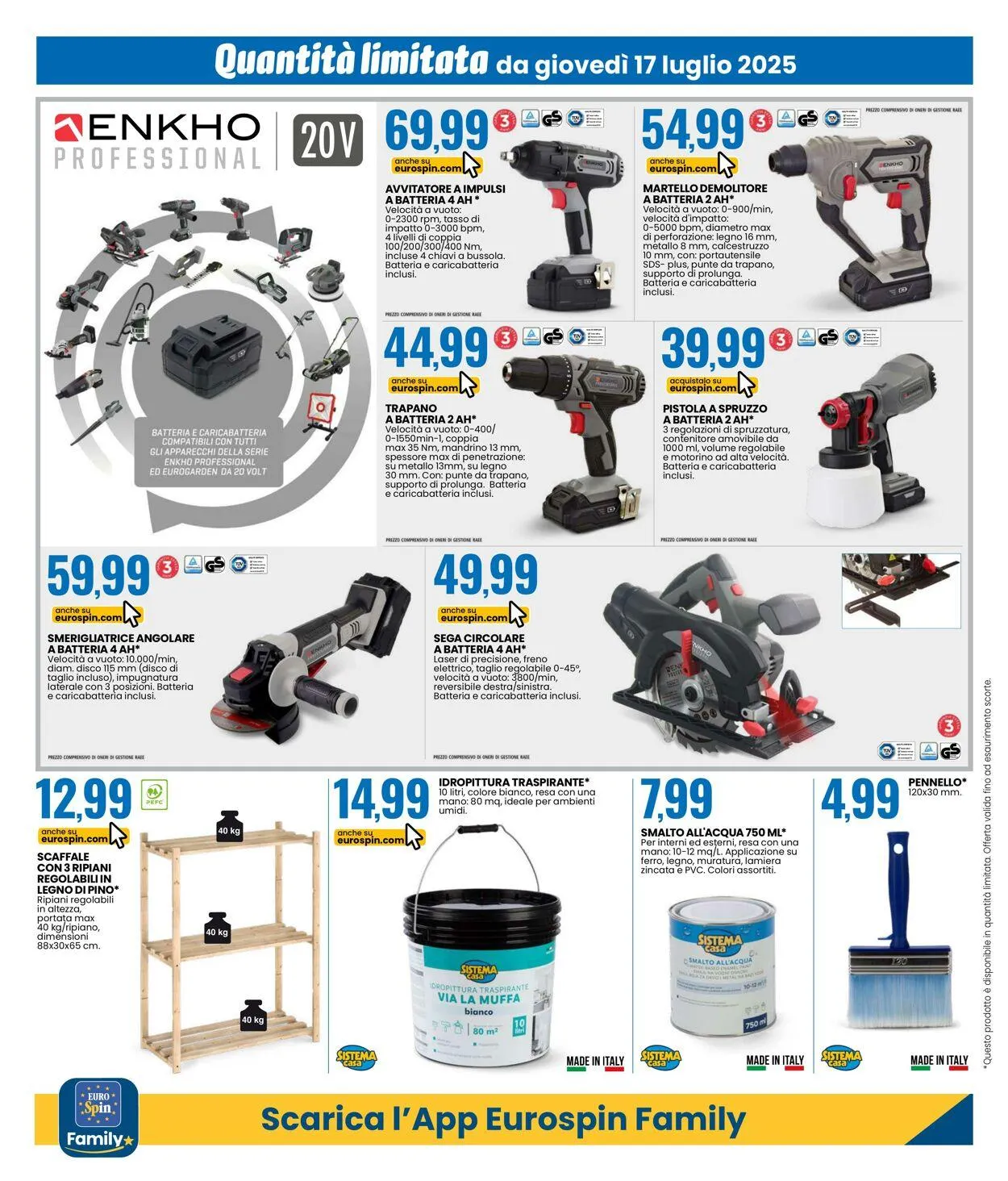 EURO Spin Volantino attuale da 17 luglio a 27 luglio di 2025 - Pagina del volantino 14