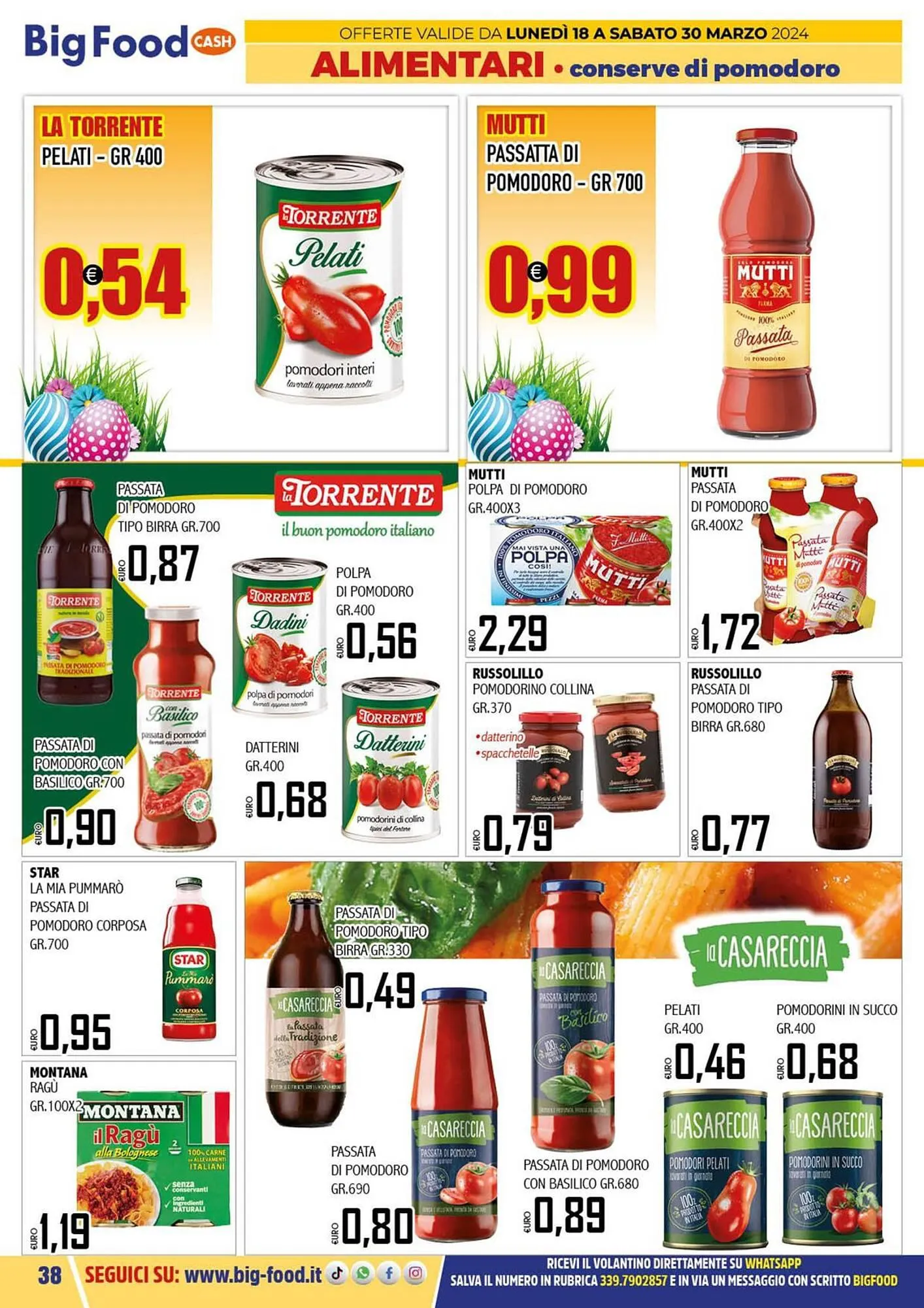 Volantino Big Food da 18 marzo a 30 marzo di 2024 - Pagina del volantino 38