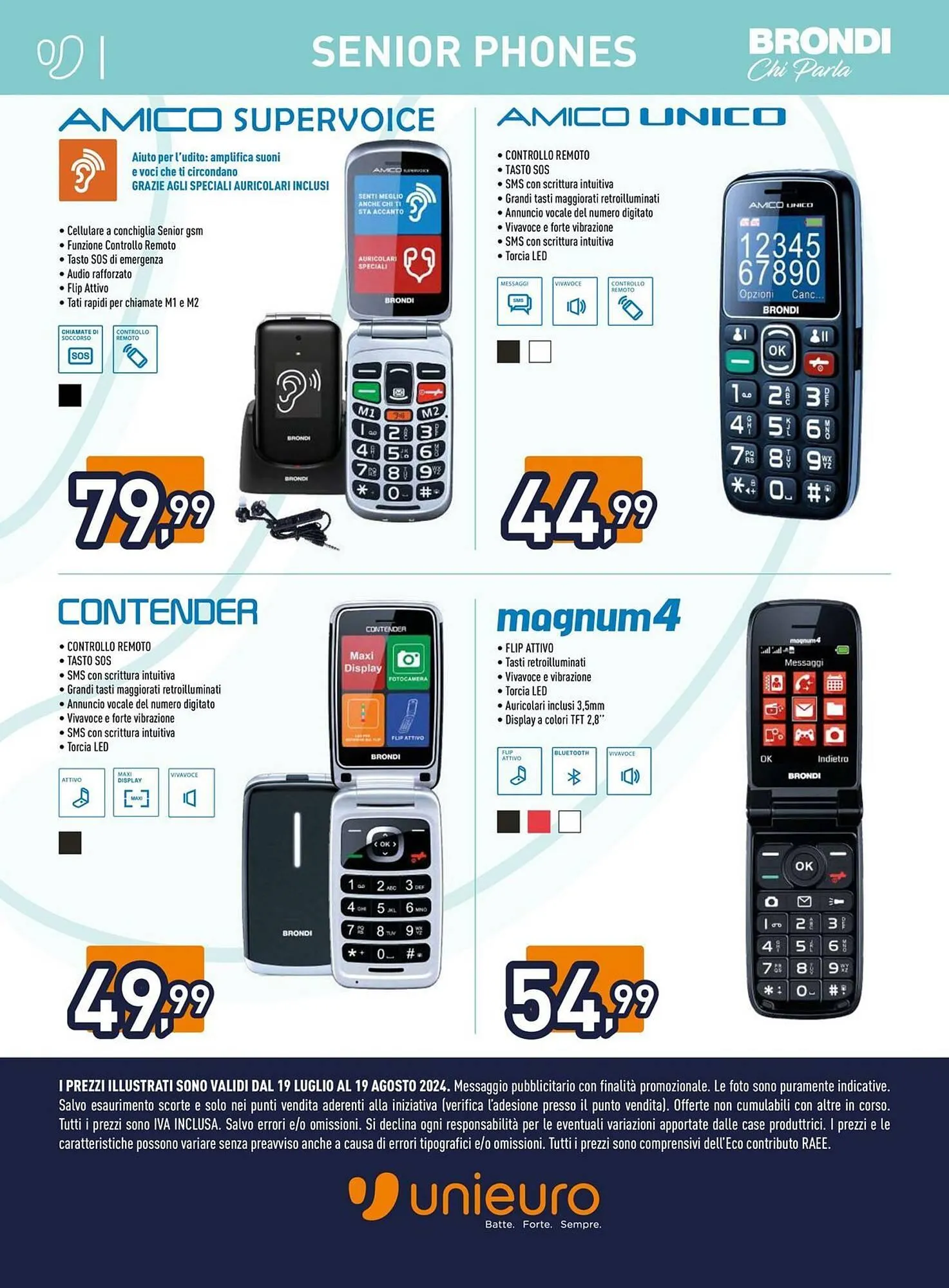Volantino Unieuro da 19 luglio a 19 agosto di 2024 - Pagina del volantino 2