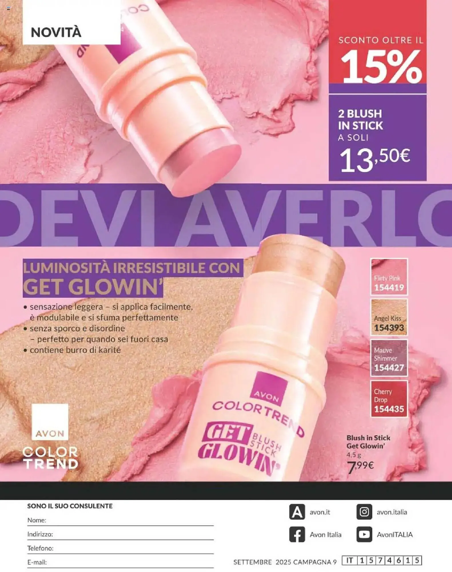 Volantino Avon da 1 settembre a 30 settembre di 2025 - Pagina del volantino 230