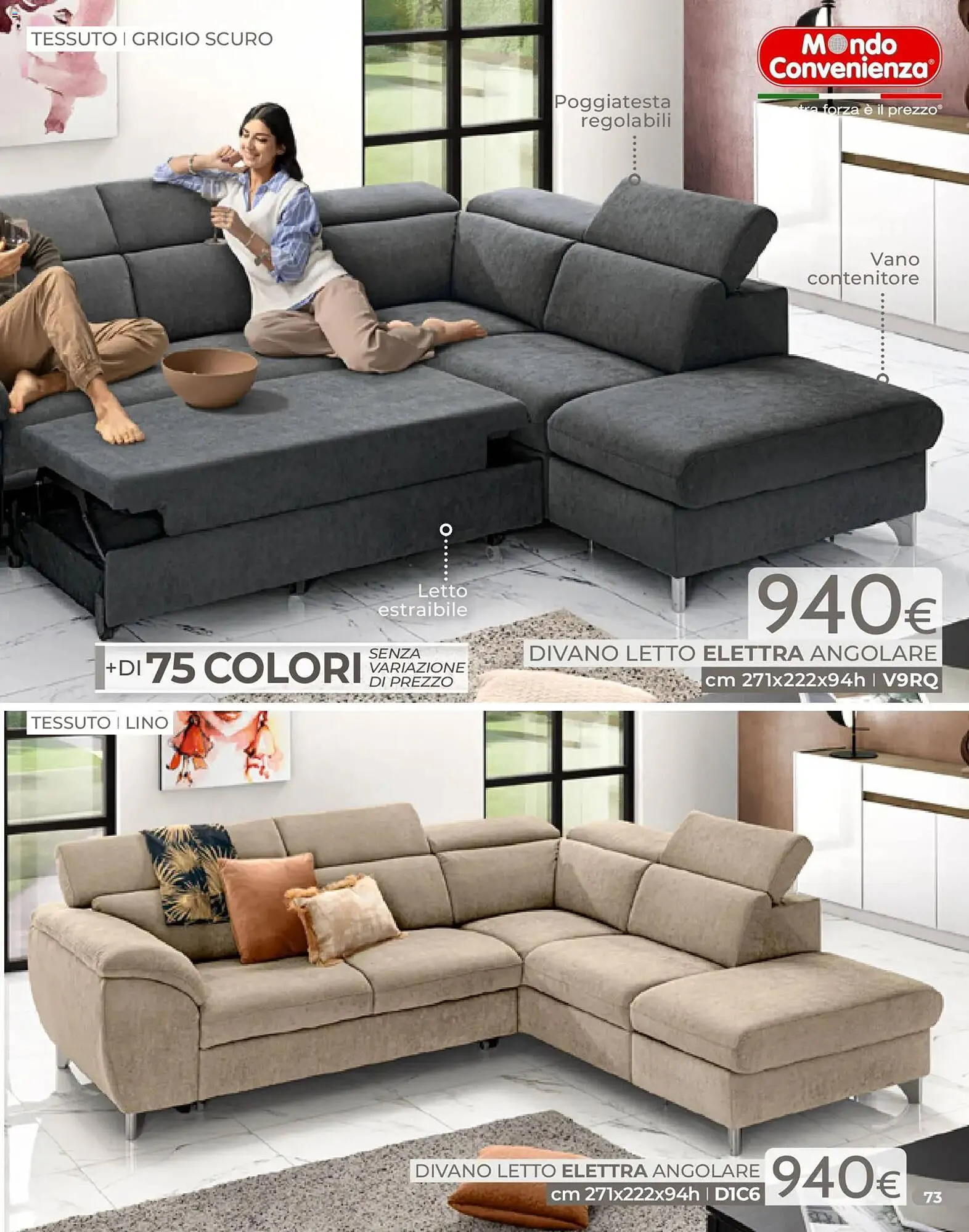 Volantino Mondo Convenienza da 4 gennaio a 31 gennaio di 2026 - Pagina del volantino 73