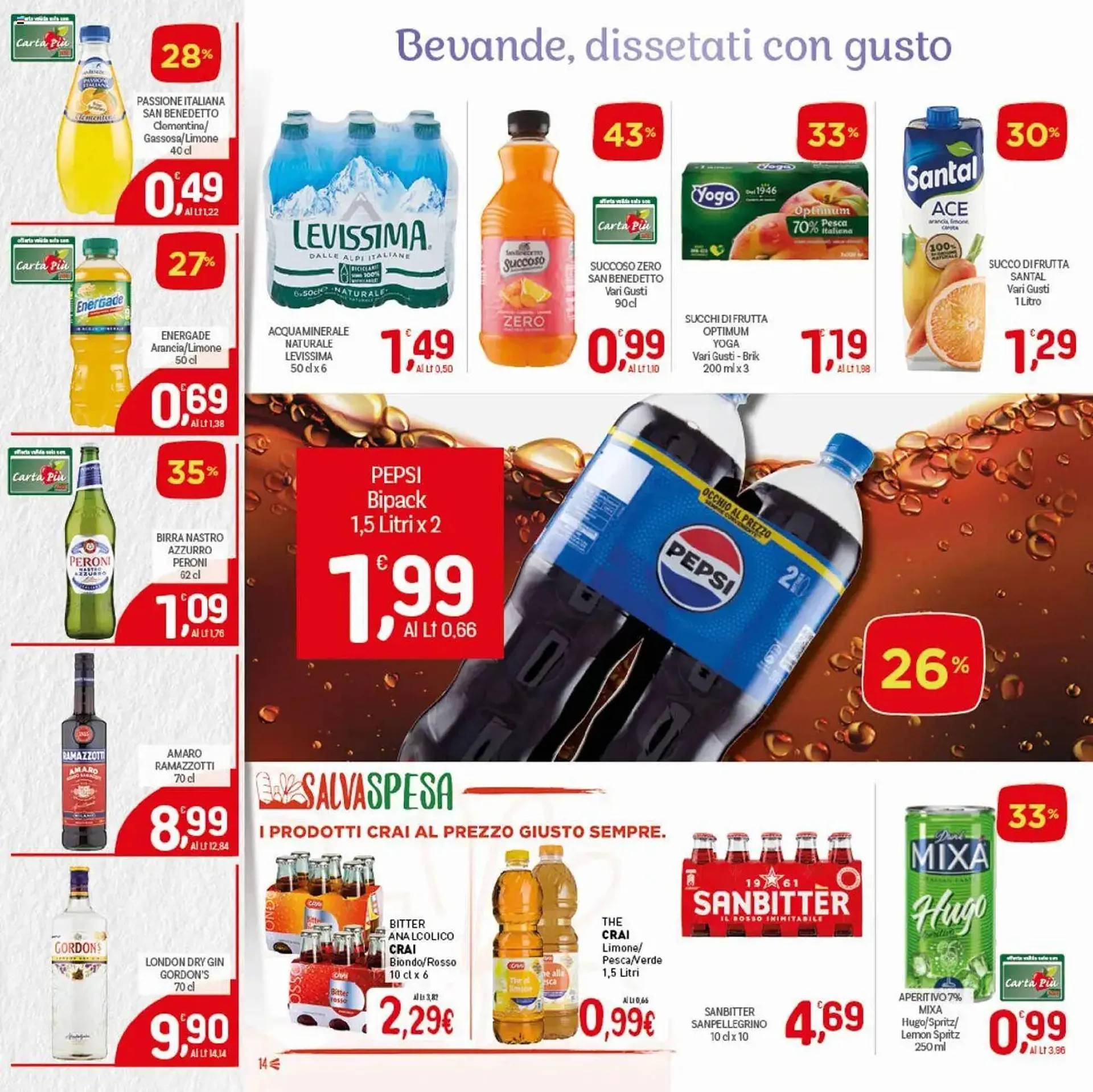 Volantino Crai da 2 ottobre a 15 ottobre di 2025 - Pagina del volantino 14