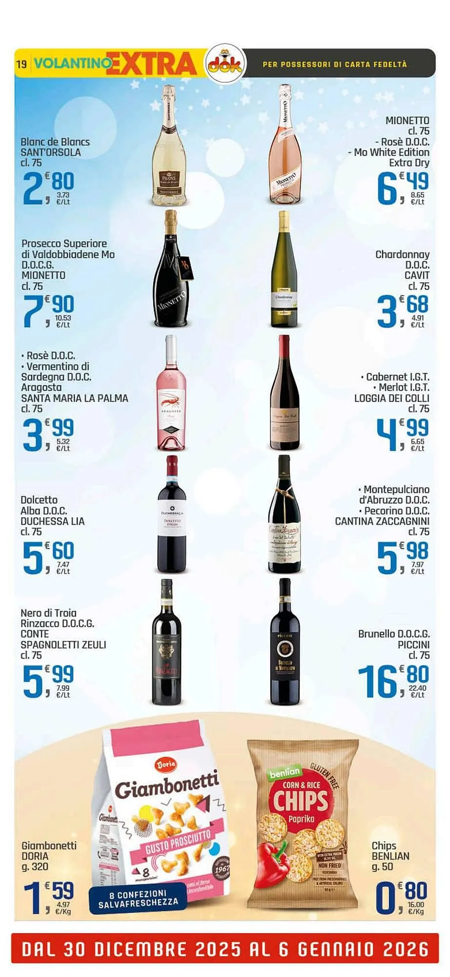 Volantino Supermercati Dok da 30 dicembre a 6 gennaio di 2026 - Pagina del volantino 19