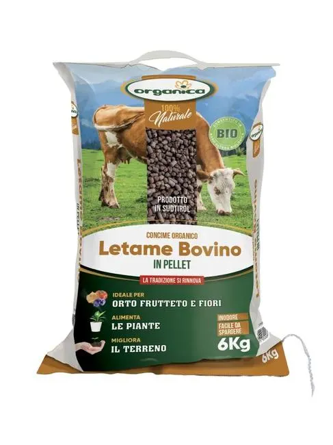 Concime granulatoLetame bovino 6 kg