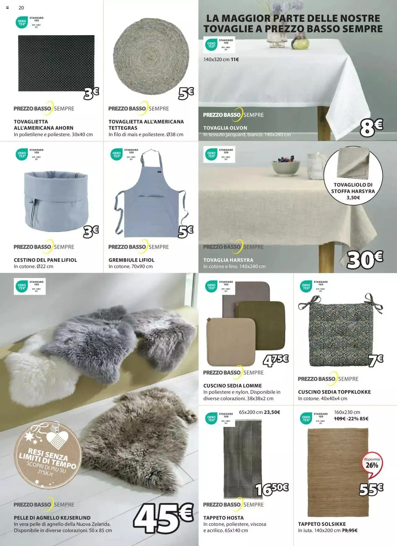 JYSK - Offerte da 7 dicembre a 4 gennaio di 2024 - Pagina del volantino 21