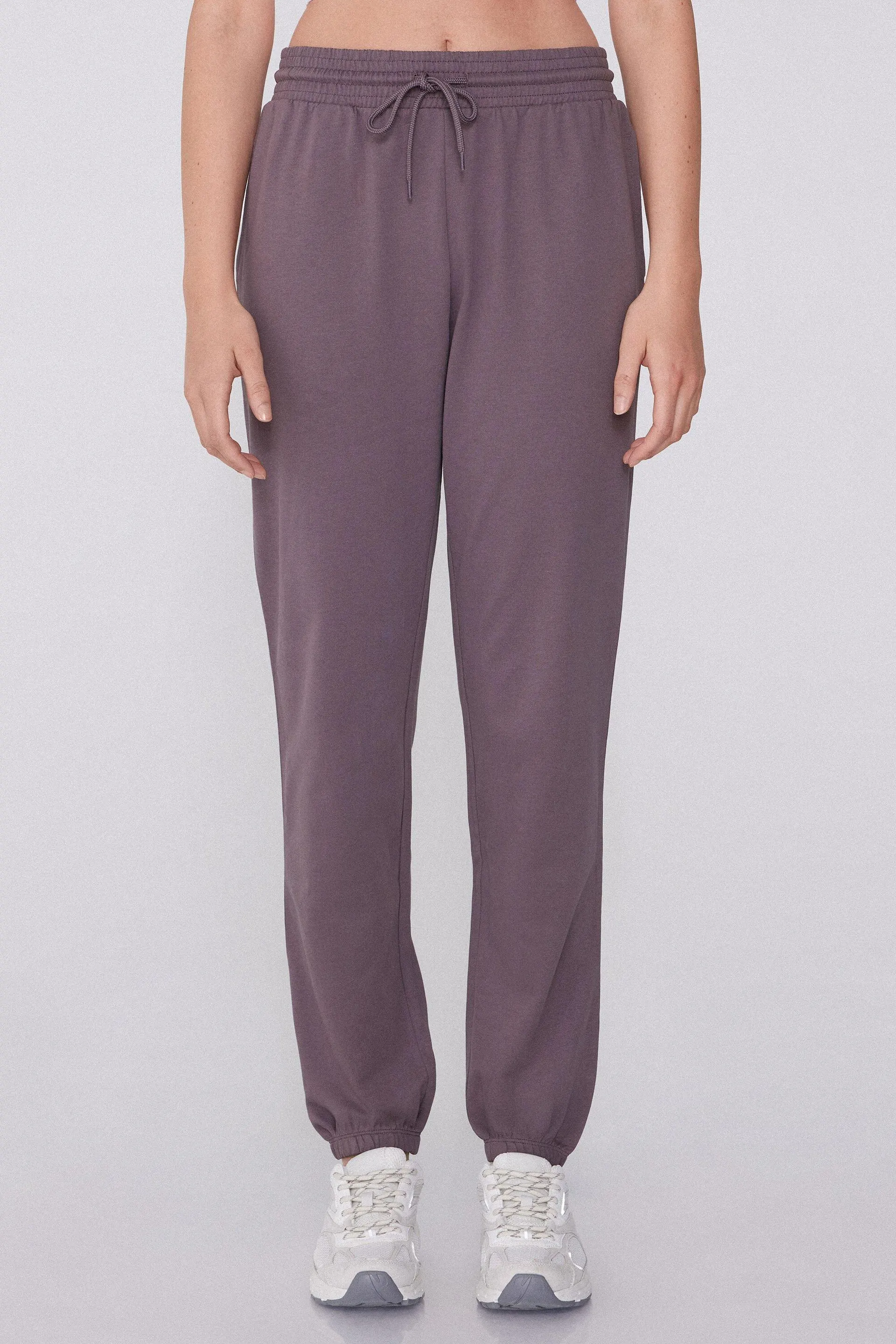 Jogger con Tasche a Filetto e Coulisse