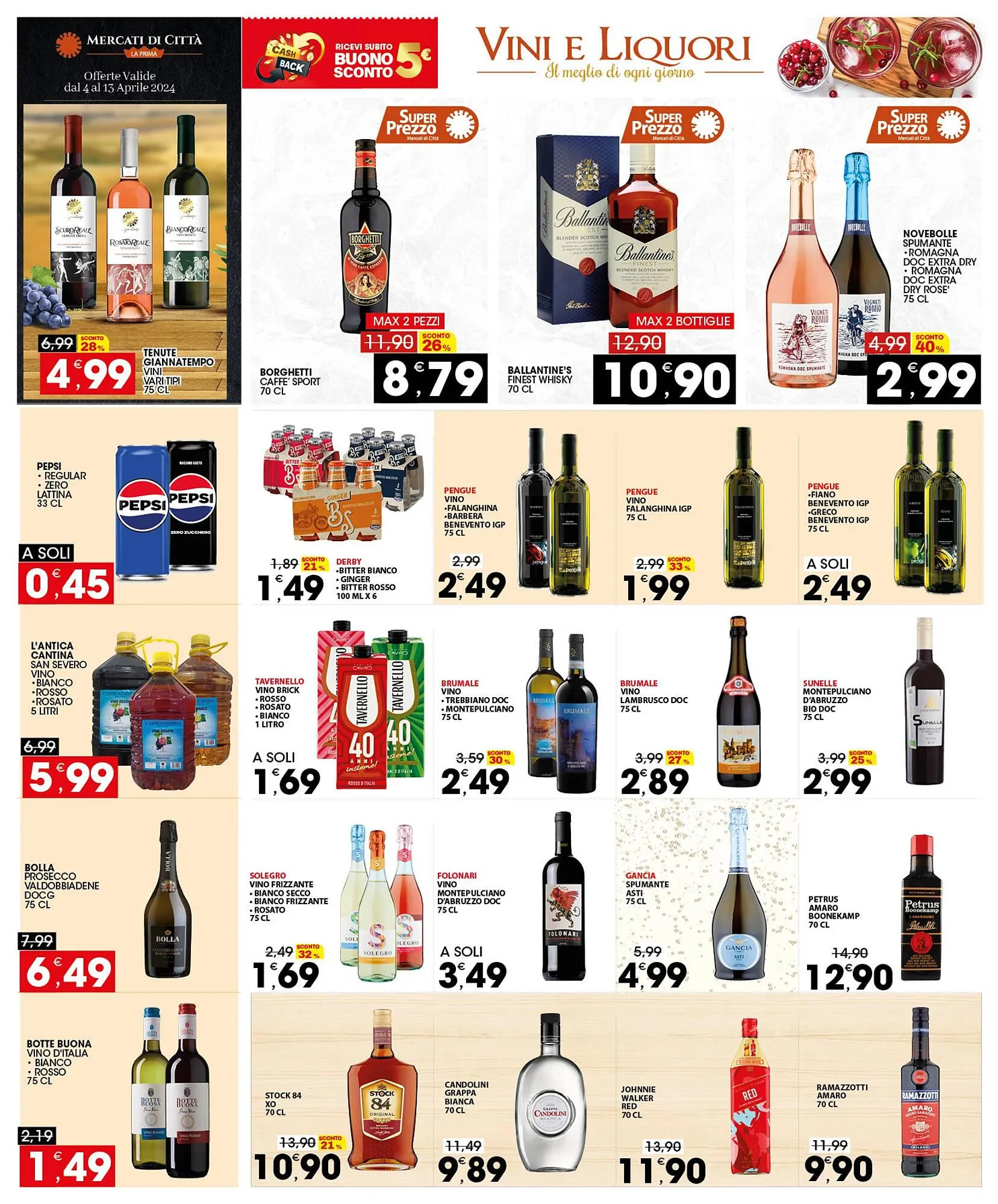 Volantino Mercati di Città La Prima da 4 aprile a 13 aprile di 2024 - Pagina del volantino 22