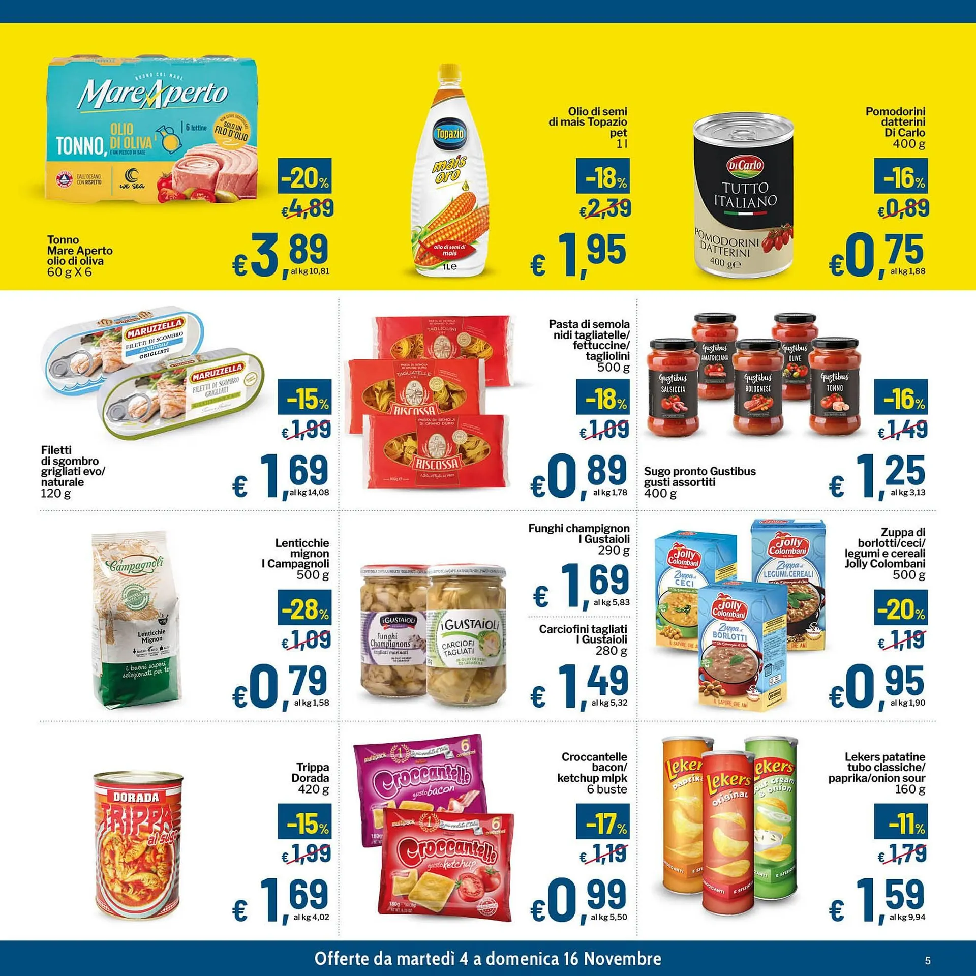 Volantino Qui Discount da 4 novembre a 16 novembre di 2025 - Pagina del volantino 5