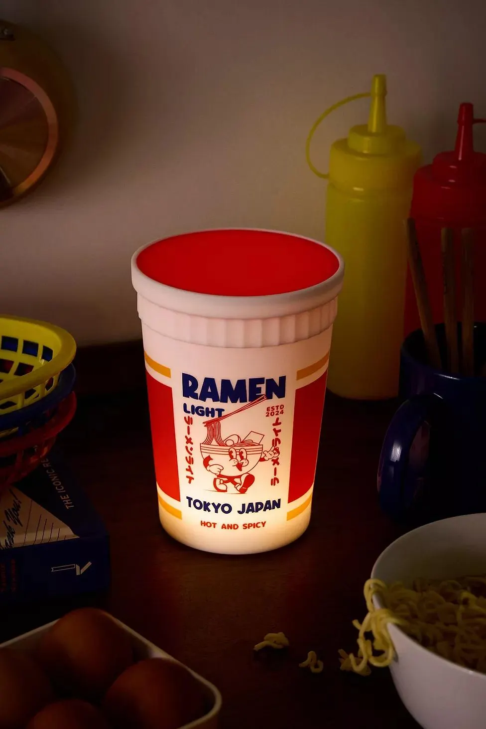 Lampada a Forma di Tazza di Ramen