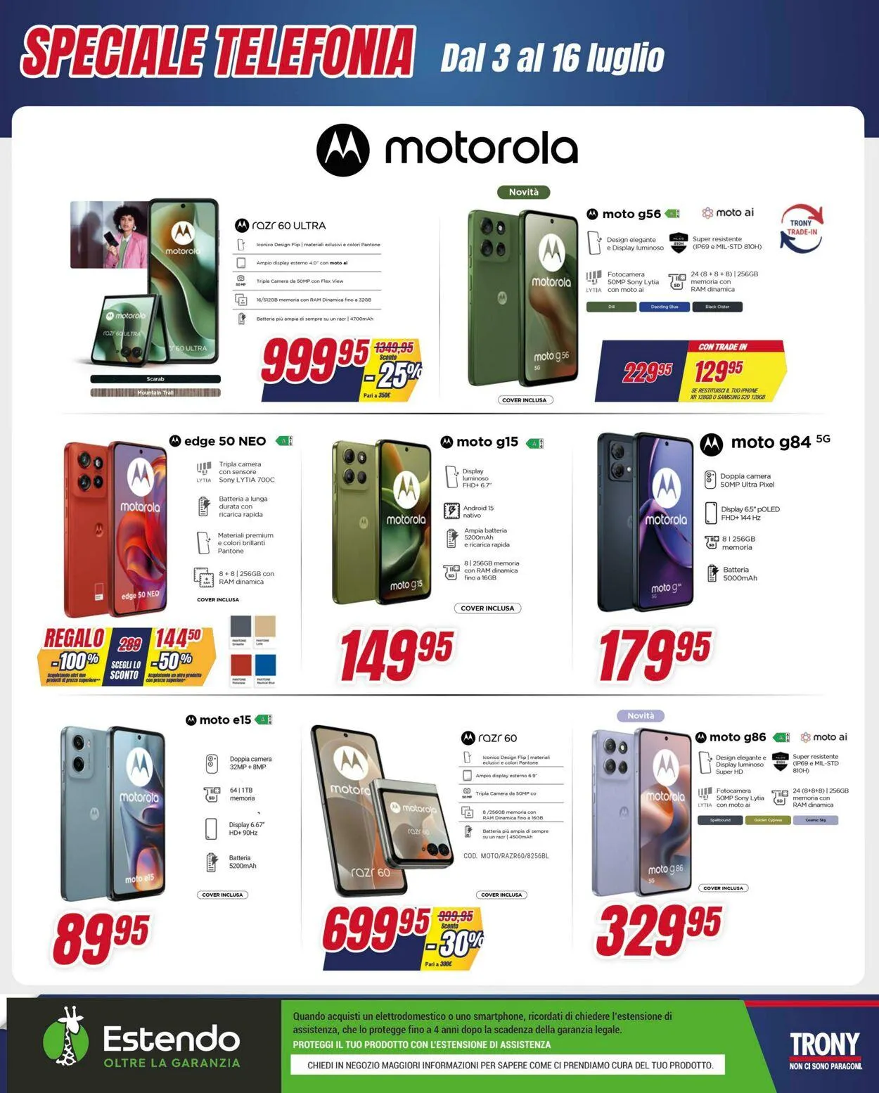 Trony - Palermo Volantino attuale da 3 luglio a 30 luglio di 2025 - Pagina del volantino 22