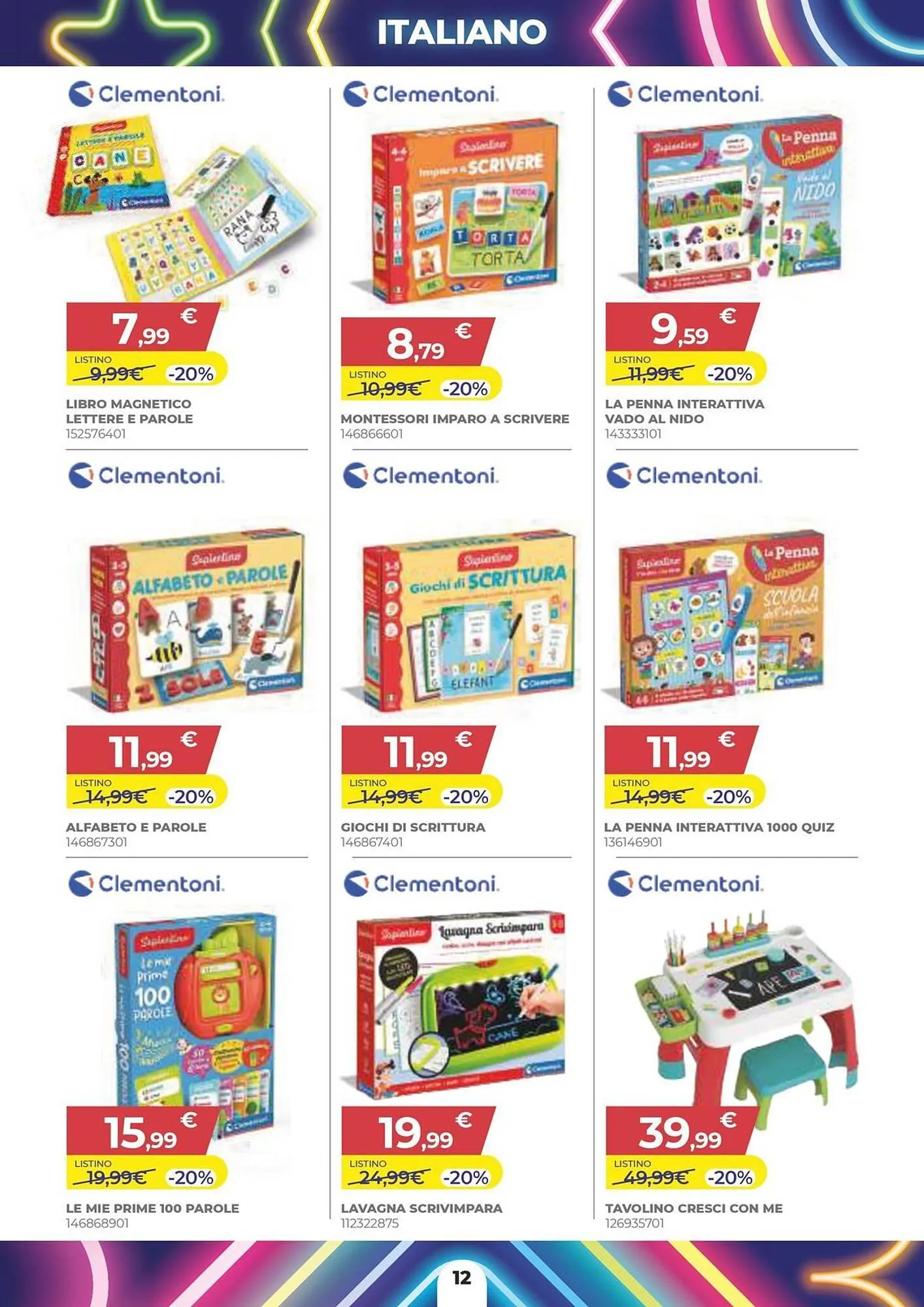 Volantino Toys Center da 28 agosto a 28 settembre di 2025 - Pagina del volantino 12