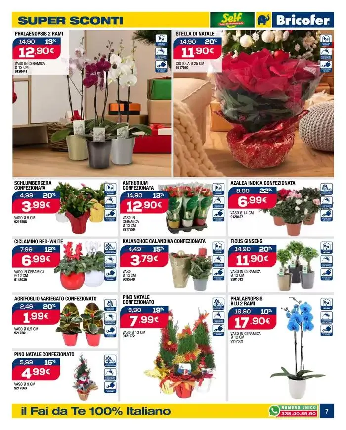 Abbiamo ribassato i prezzi di 5000 prodotti fino al 25% da 26 novembre a 8 dicembre di 2024 - Pagina del volantino 7