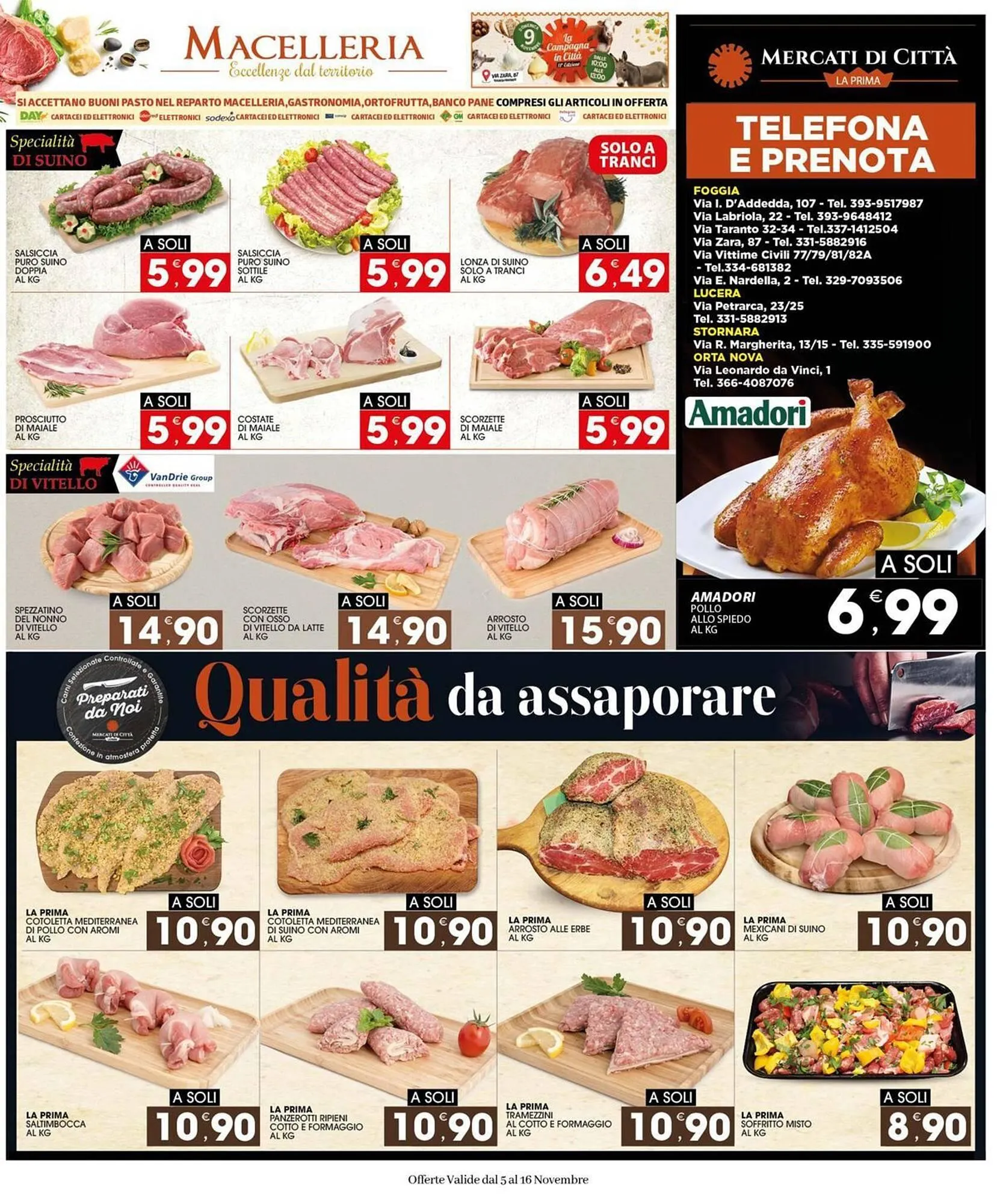 Volantino Mercati di Città La Prima da 5 novembre a 16 novembre di 2025 - Pagina del volantino 5