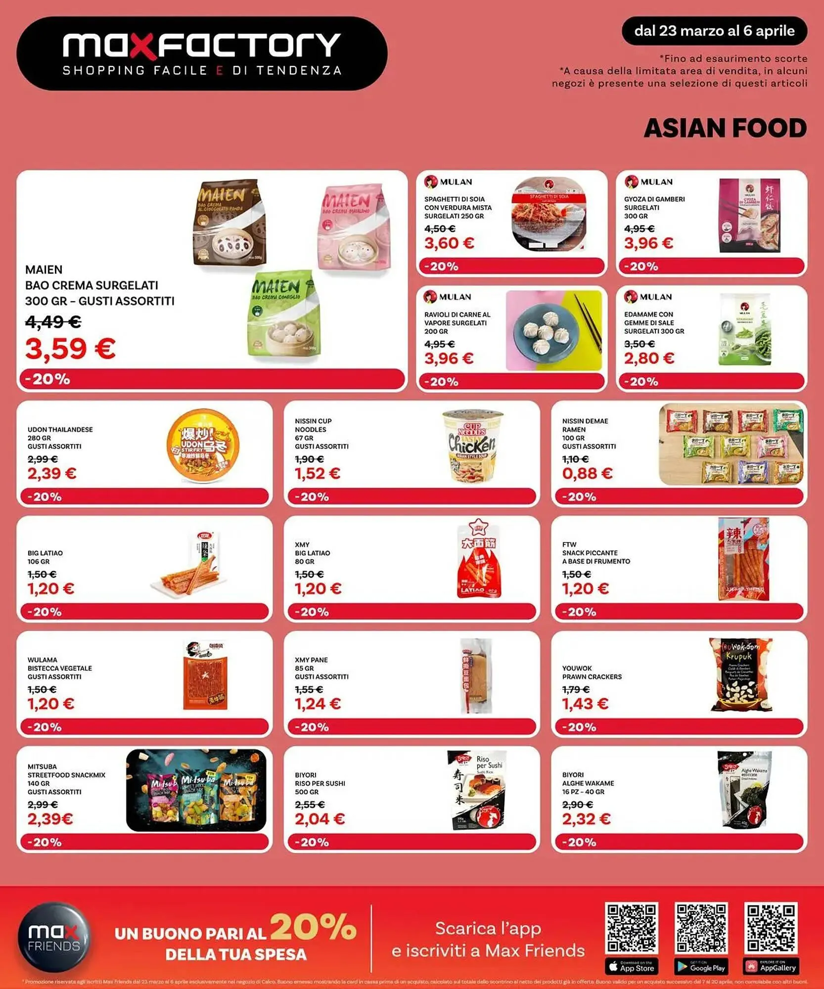 Volantino Max Factory da 22 marzo a 3 aprile di 2026 - Pagina del volantino 20