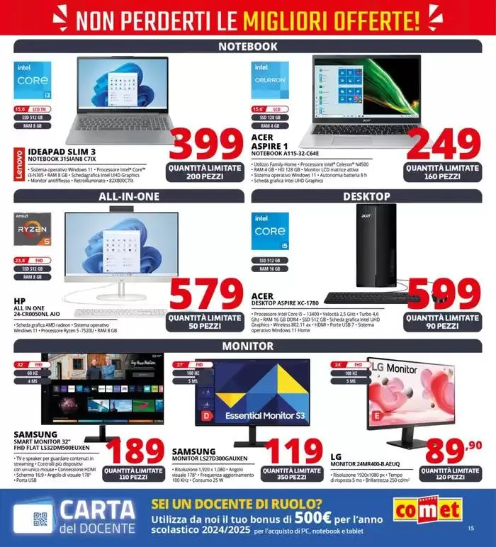 Sorprese tech da Comet! da 17 aprile a 28 aprile di 2025 - Pagina del volantino 15