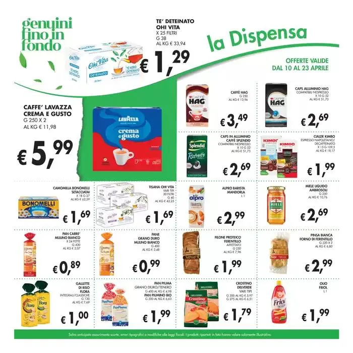 Nuova apertura Subiaco da 10 aprile a 23 aprile di 2025 - Pagina del volantino 20