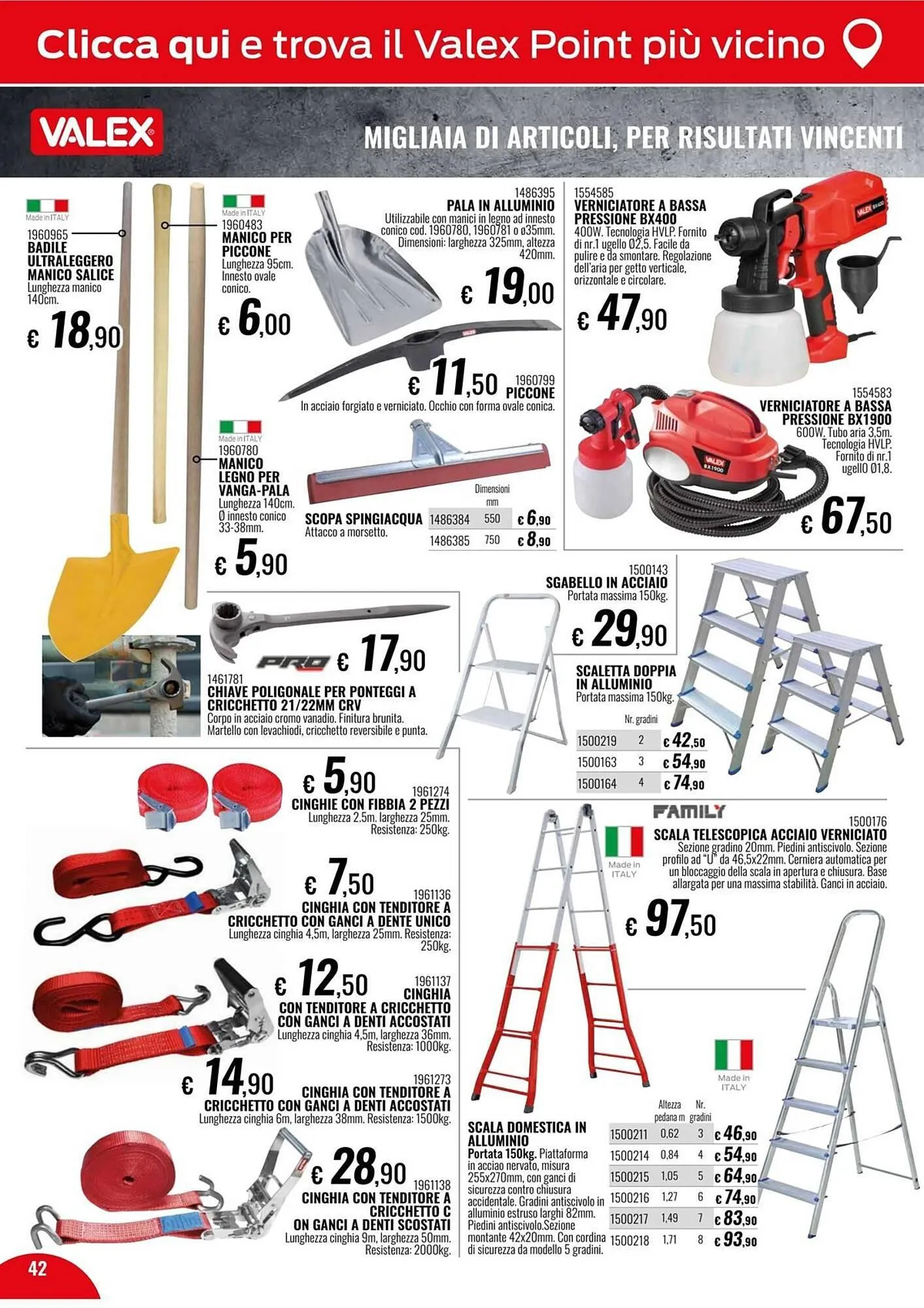 Volantino Valex da 5 marzo a 31 dicembre di 2025 - Pagina del volantino 42