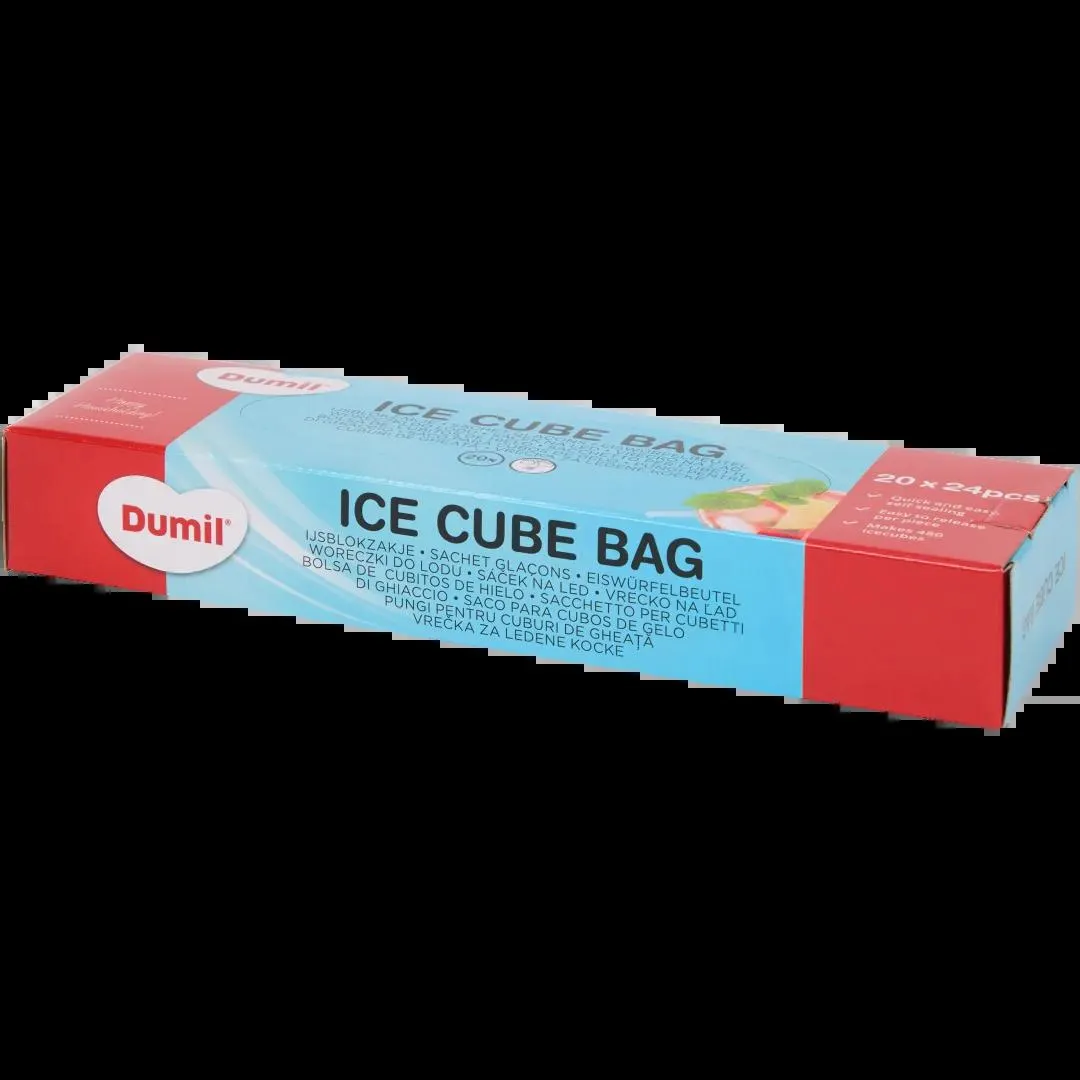 Sacchetti per cubetti di ghiaccio Dumil