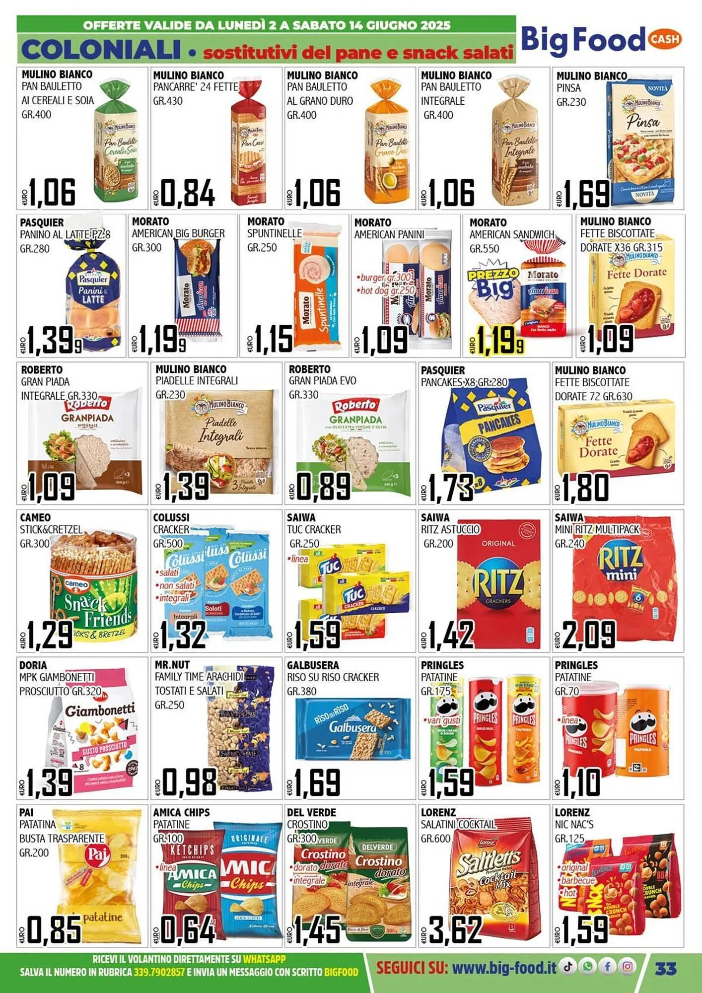 Volantino Big Food da 2 giugno a 14 giugno di 2025 - Pagina del volantino 33