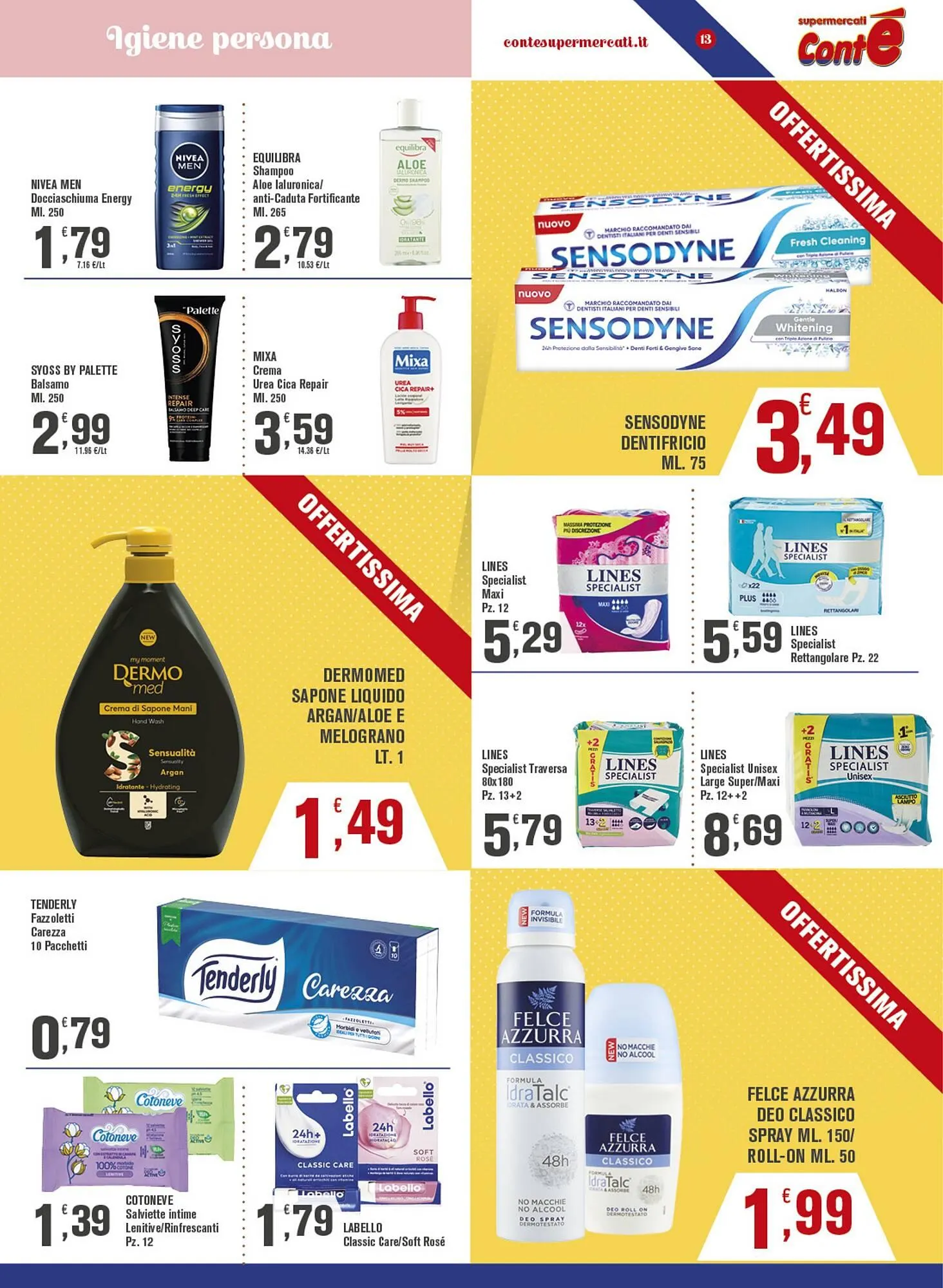Volantino Conté Supermercati da 2 ottobre a 12 ottobre di 2025 - Pagina del volantino 13