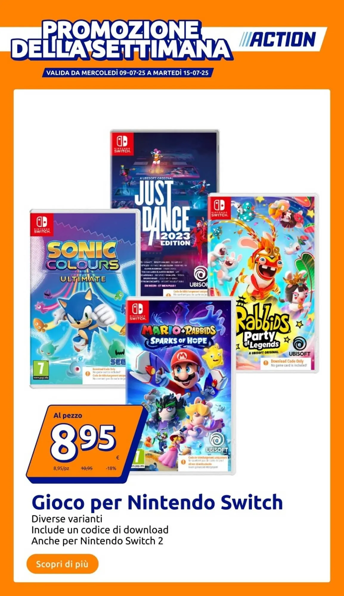Volantino Action da 9 luglio a 15 luglio di 2025 - Pagina del volantino 1