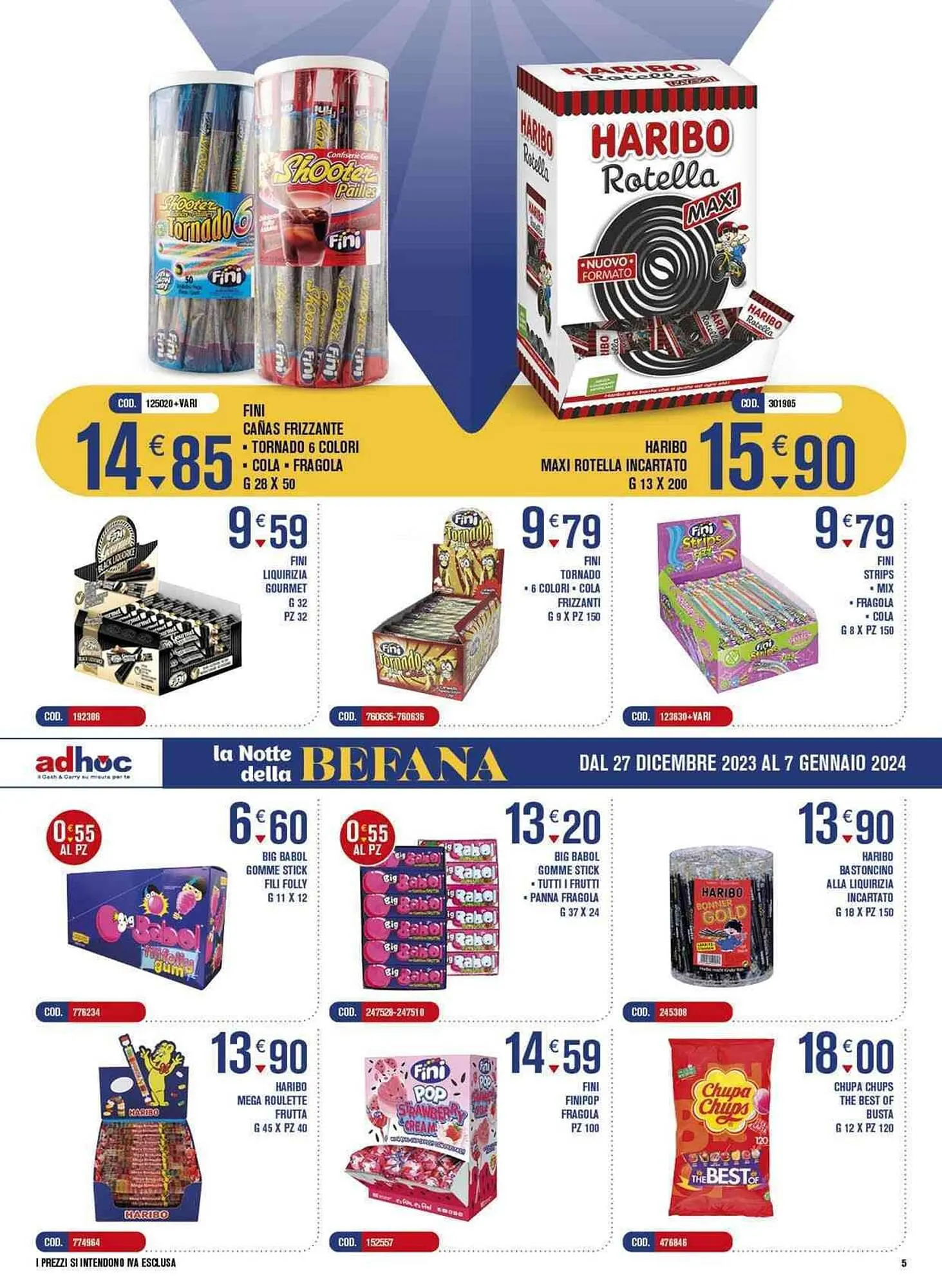 Volantino Adhoc da 27 dicembre a 7 gennaio di 2024 - Pagina del volantino 5