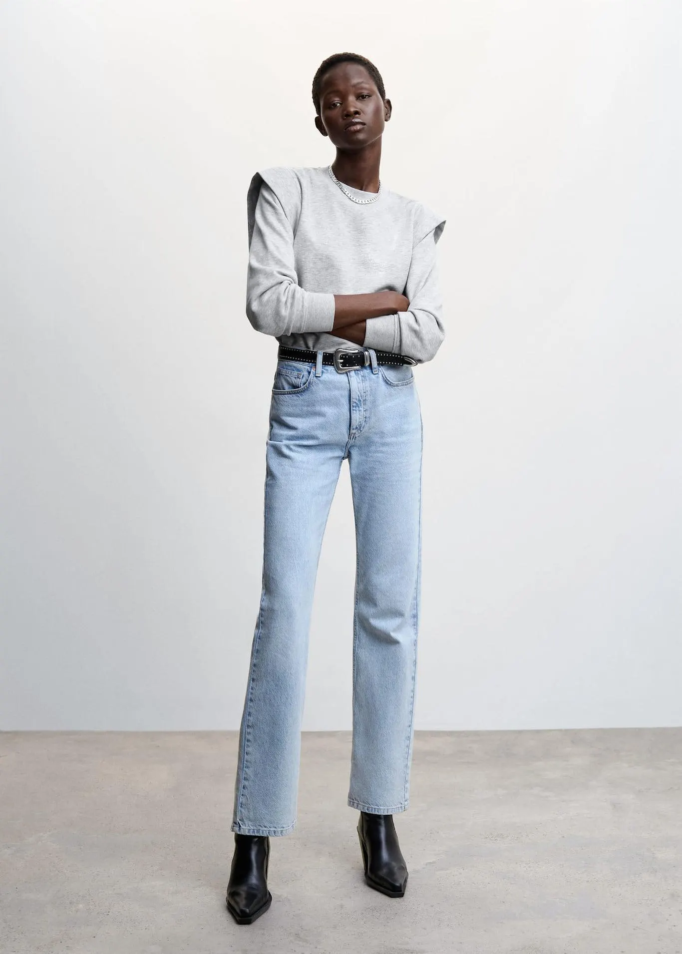 Felpa spalle imbottite