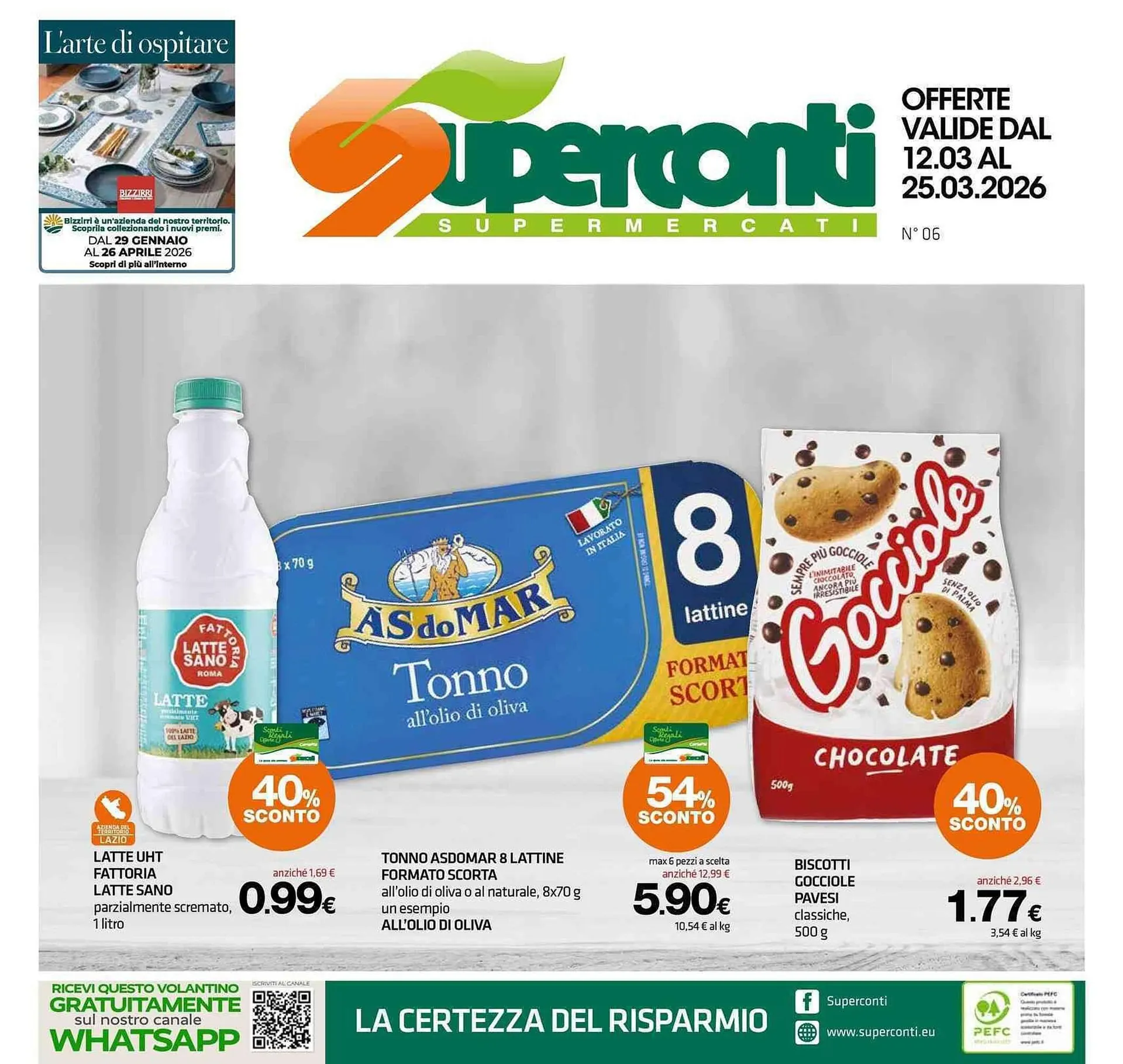 Volantino Superconti da 12 marzo a 25 marzo di 2026 - Pagina del volantino 1