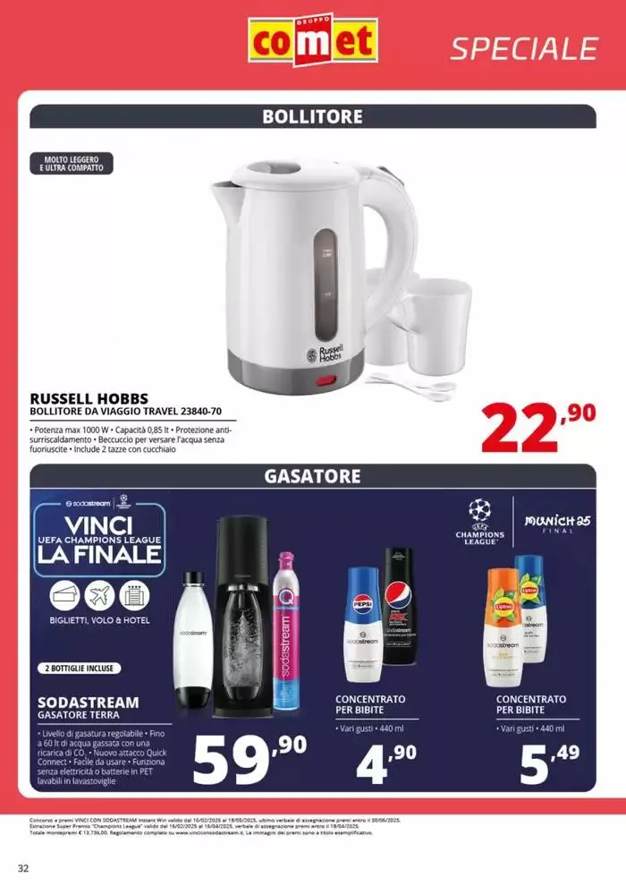 Speciale Piccoli Elettrodomestici  da 7 marzo a 19 marzo di 2025 - Pagina del volantino 32