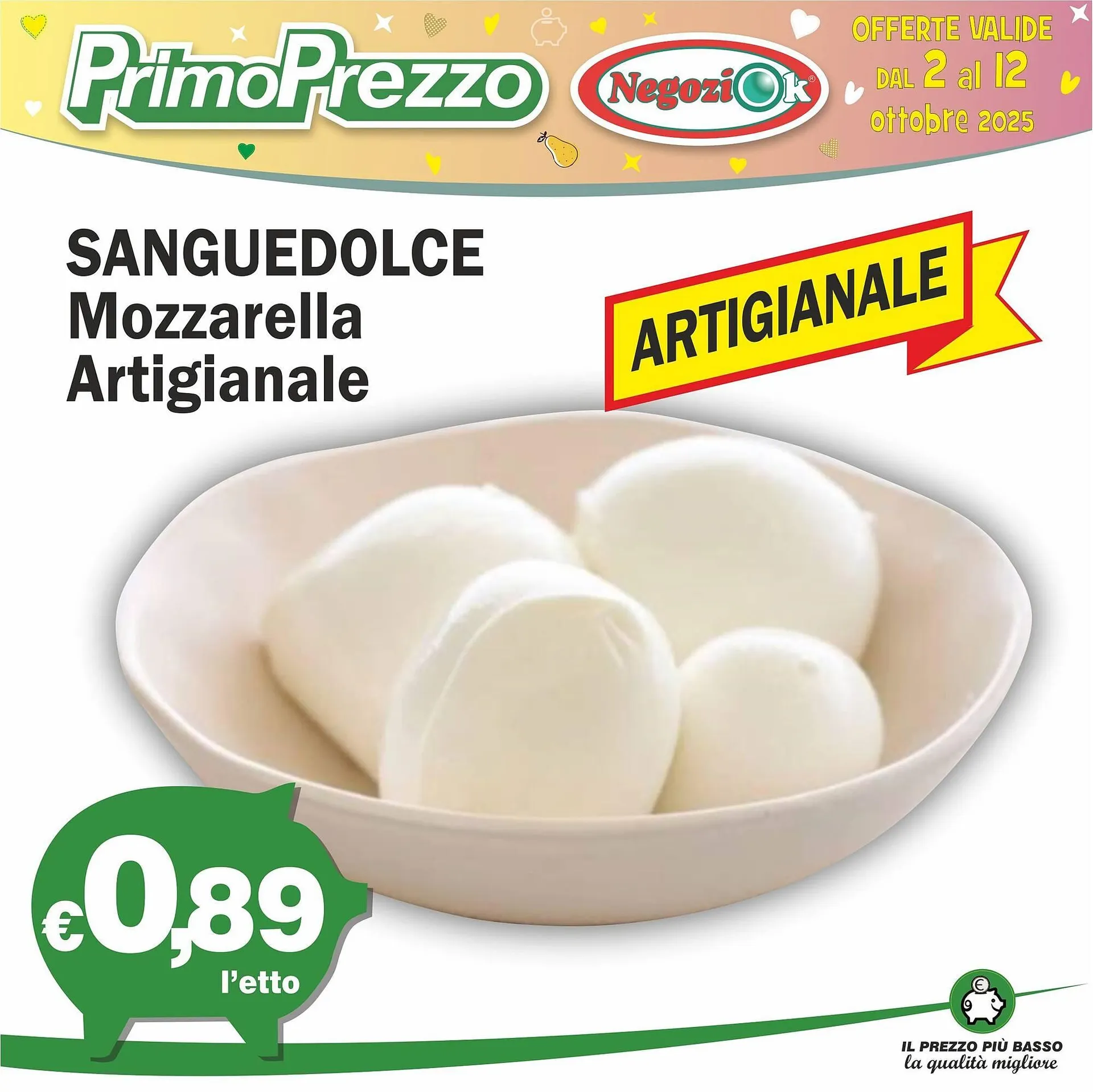 Volantino Primo Prezzo da 2 ottobre a 12 ottobre di 2025 - Pagina del volantino 1