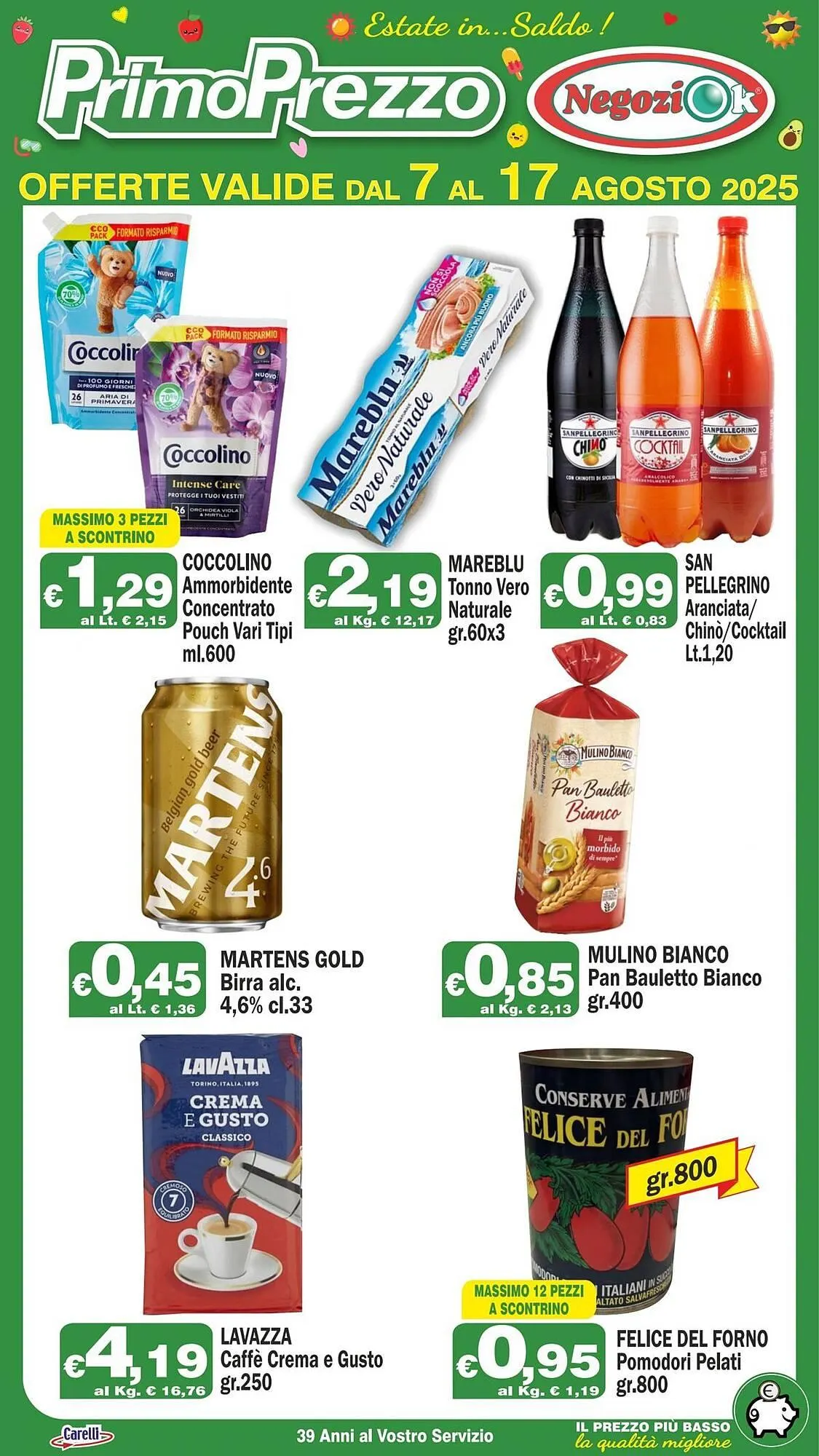 Volantino Primo Prezzo da 7 agosto a 17 agosto di 2025 - Pagina del volantino 2
