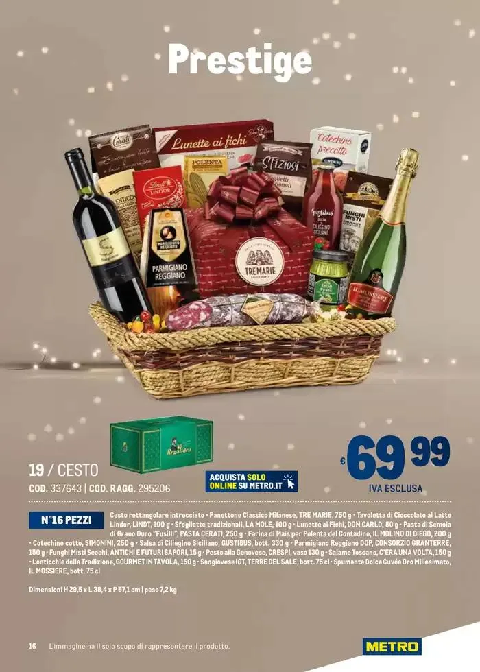 Cesti di Natale Ridotto da 4 novembre a 31 dicembre di 2024 - Pagina del volantino 16