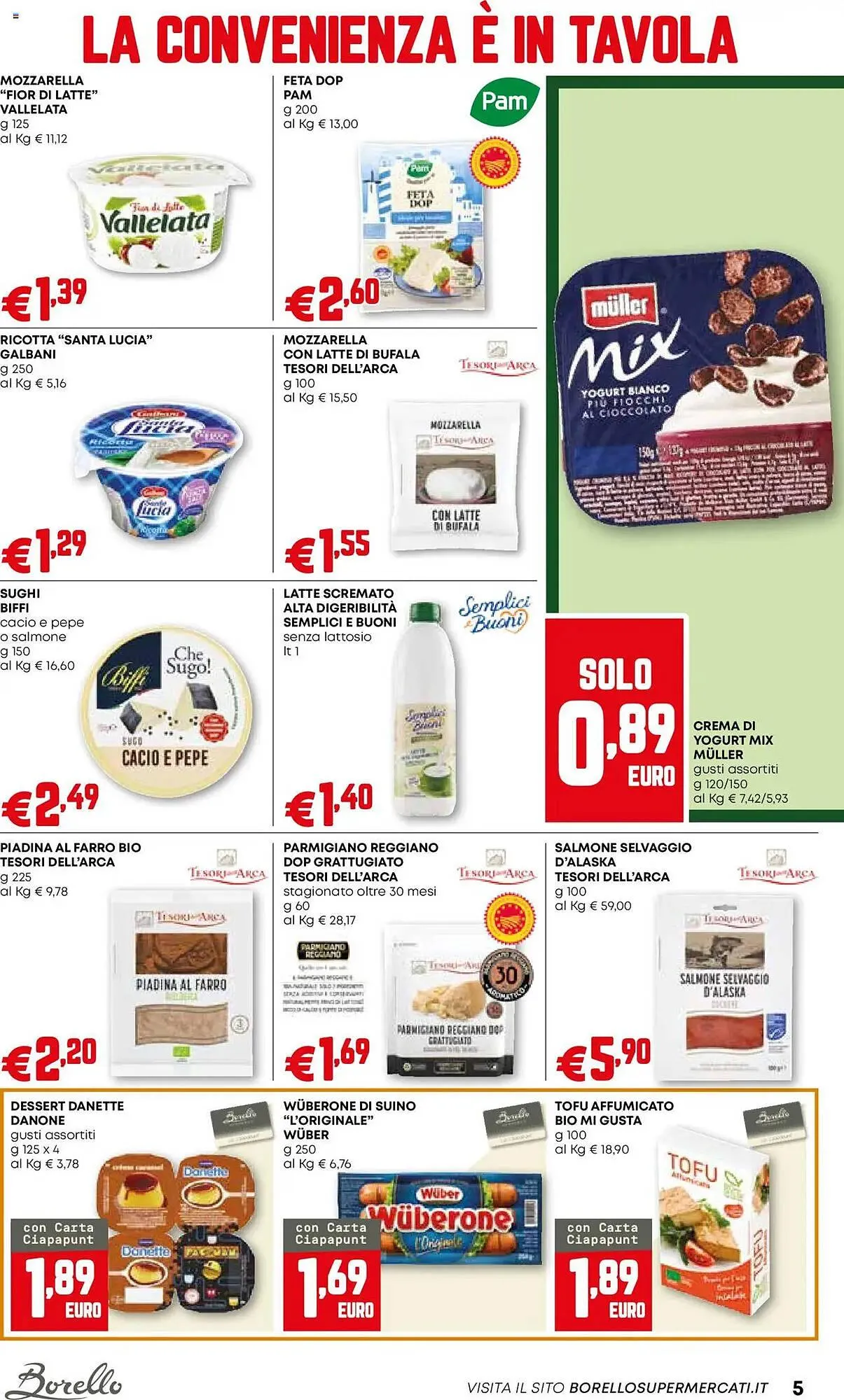 Volantino Borello Supermercati da 26 giugno a 9 luglio di 2025 - Pagina del volantino 5