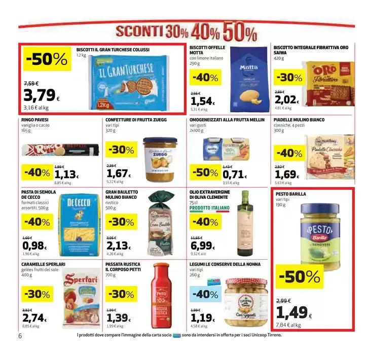Sconti 30% 40% 50% da 27 marzo a 9 aprile di 2025 - Pagina del volantino 6