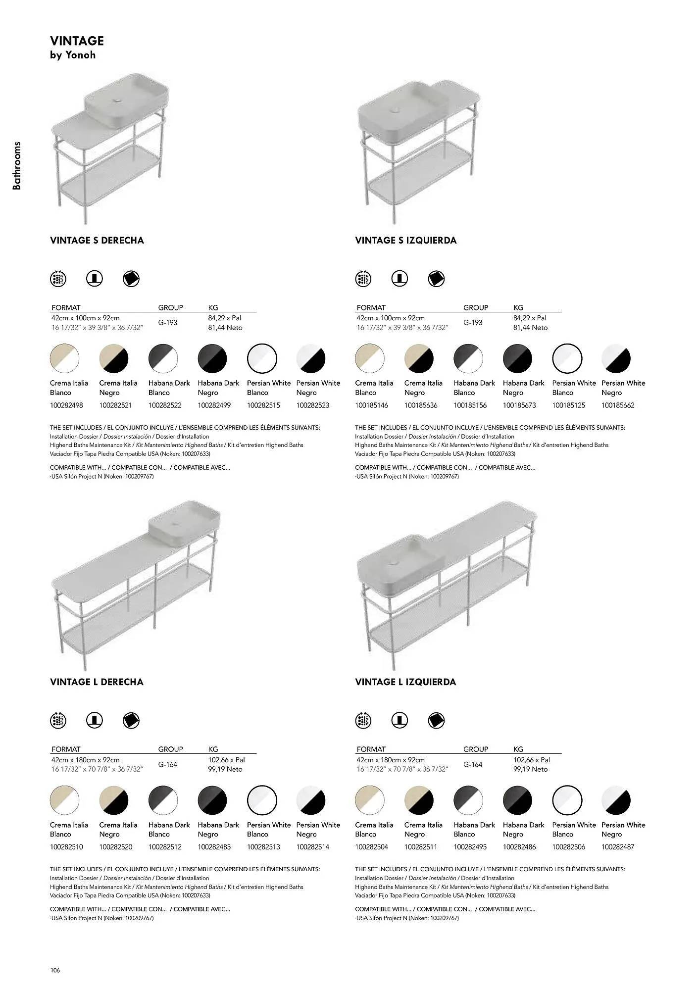 Volantino Porcelanosa da 9 aprile a 28 dicembre di 2024 - Pagina del volantino 116