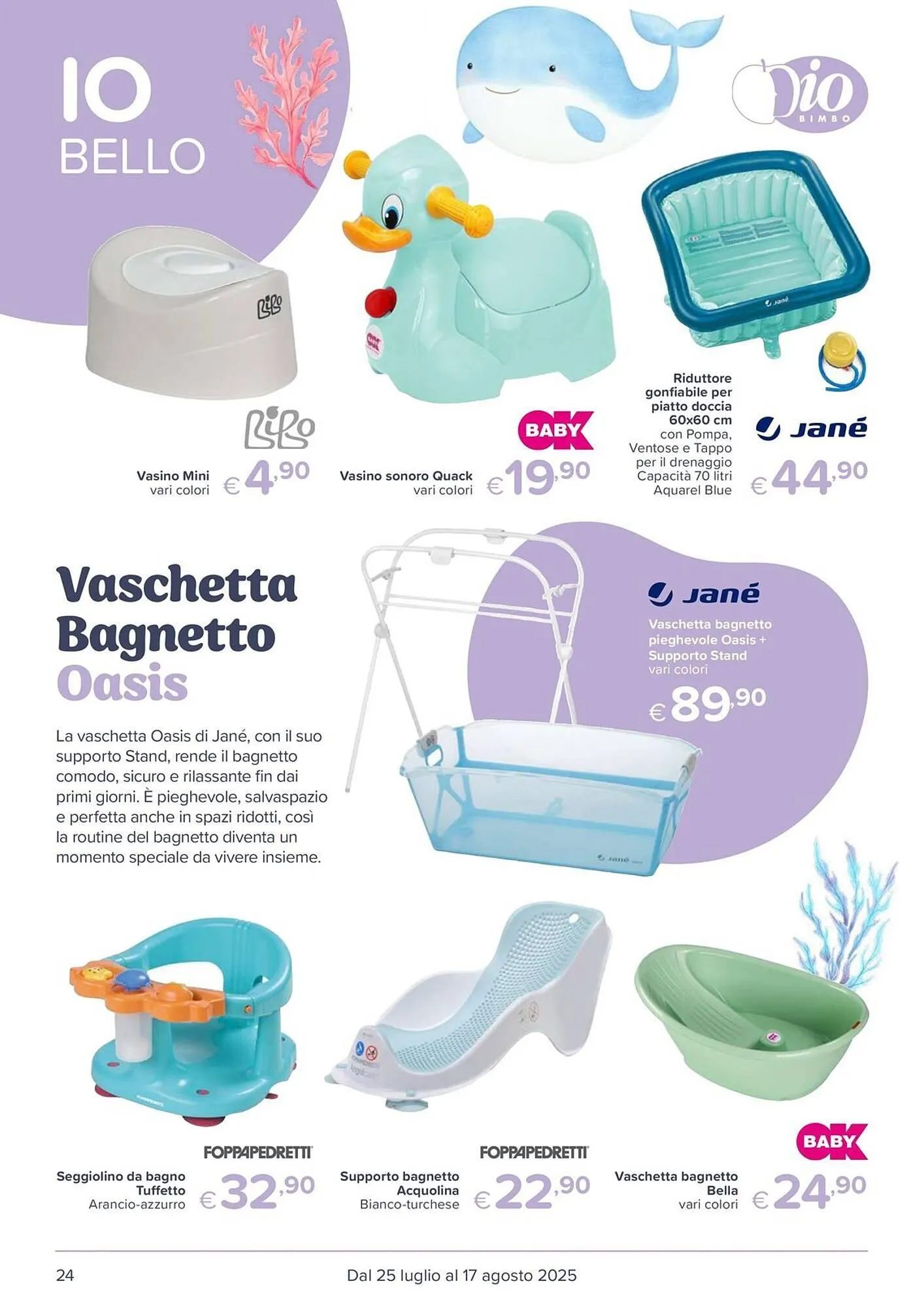 Volantino Io Bimbo da 25 luglio a 17 agosto di 2025 - Pagina del volantino 24