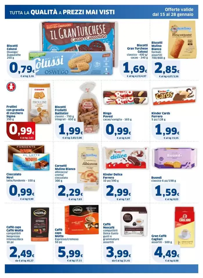 La spesa vola! 50% di sconto da 15 gennaio a 28 gennaio di 2025 - Pagina del volantino 12