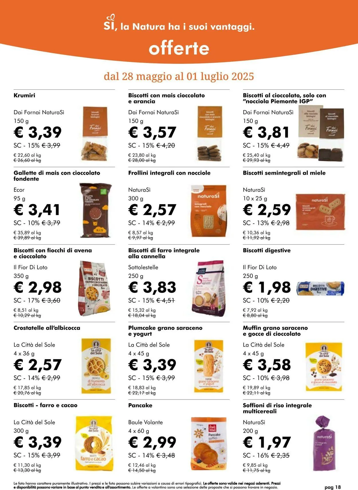 Natura Sì Volantino attuale da 8 luglio a 22 luglio di 2025 - Pagina del volantino 18