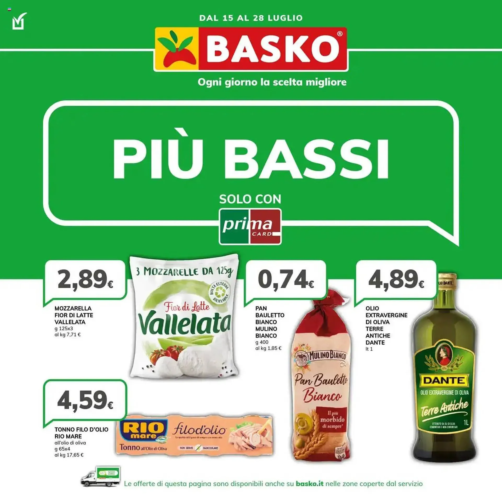 Volantino Basko da 15 luglio a 28 luglio di 2025 - Pagina del volantino 1