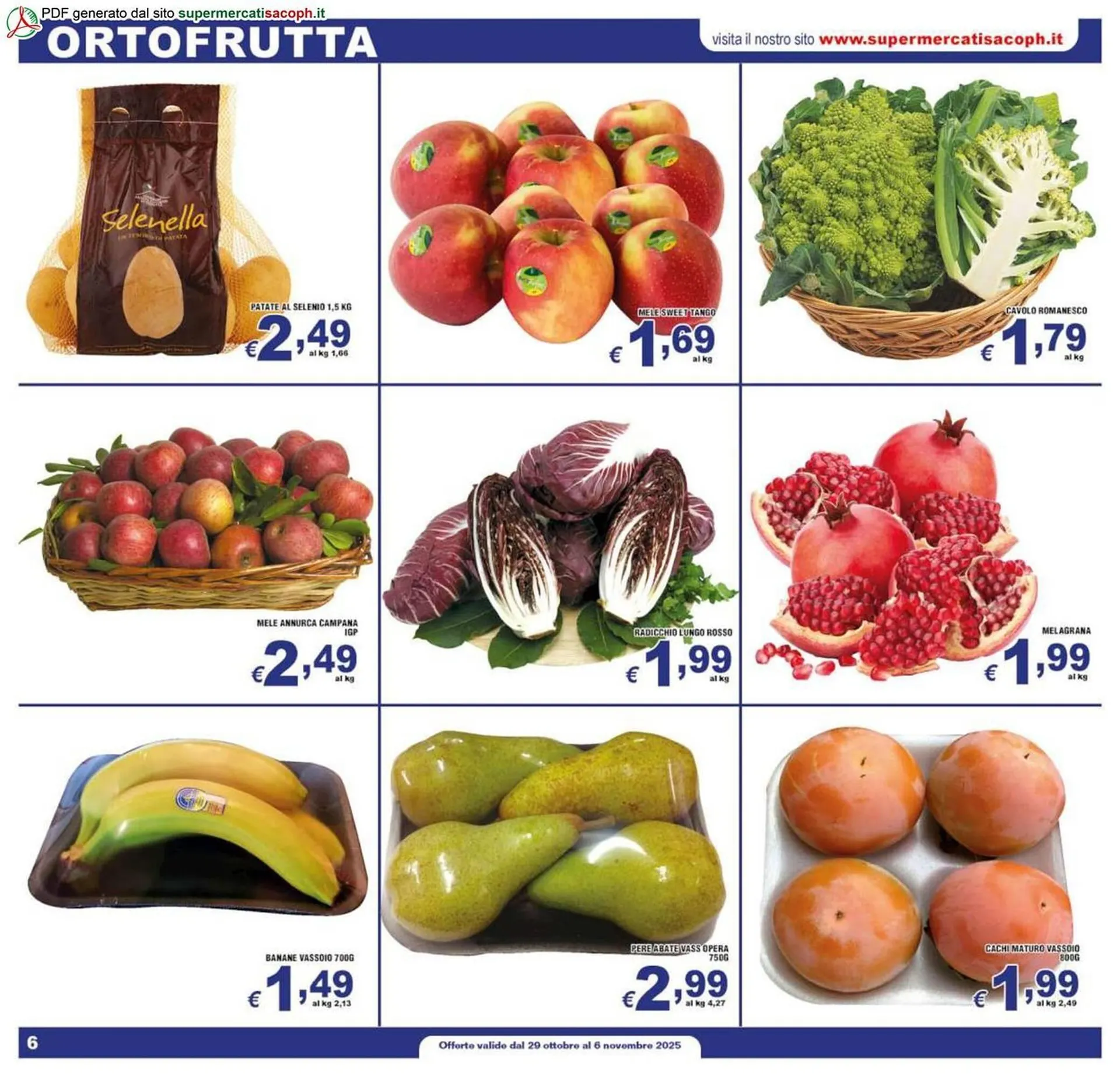 Volantino Sacoph da 30 ottobre a 6 novembre di 2025 - Pagina del volantino 6